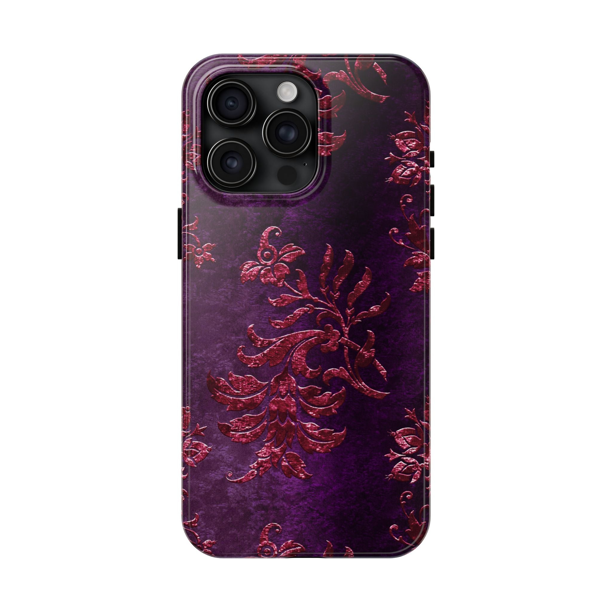 embossed-burgundy-velvet-tough-iphone-case-protective-iphone-cover-heavy-duty-iphone-case-rugged-phone-case-durable-smartphon