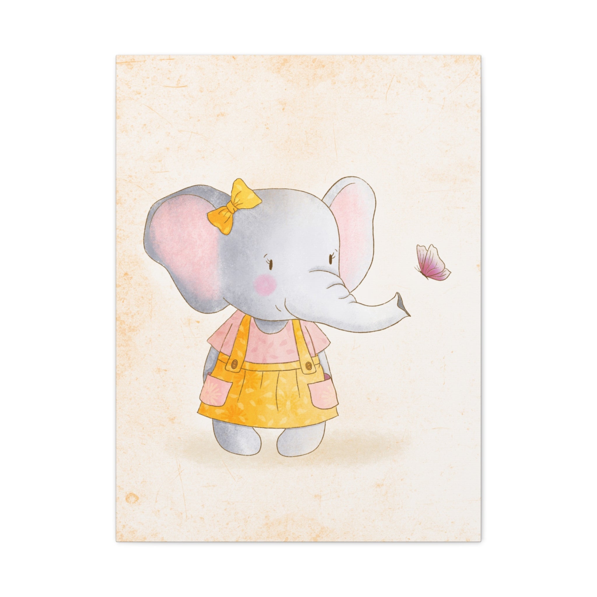 canvas-wall-art-cute-elephant-nursery-decor-baby-elephant-print-nursery-art-cute-elephant-decoration-baby-nursery-cute-animal