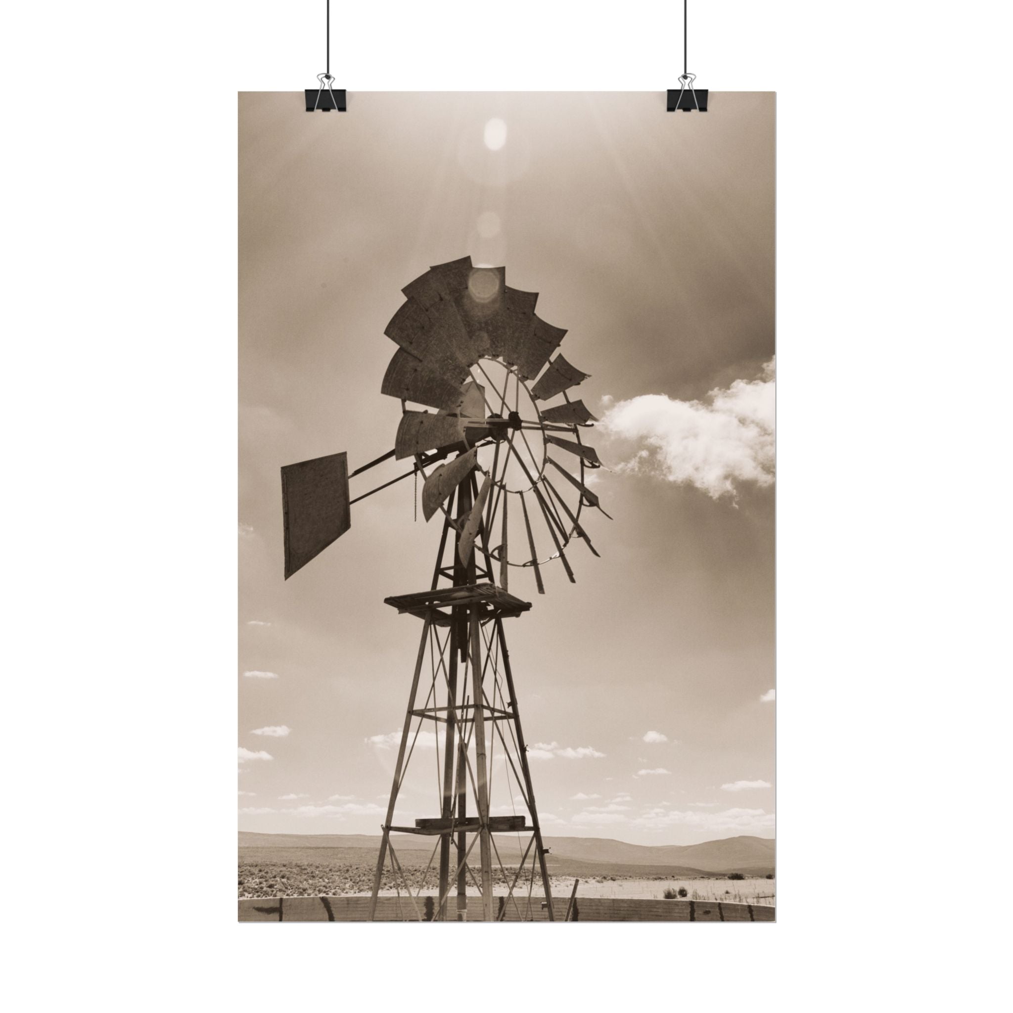 rustic-windmill-photography-poster-print-farm-house-wall-decor-gift-for-farmers-country-home-decor-windmill-wall-art