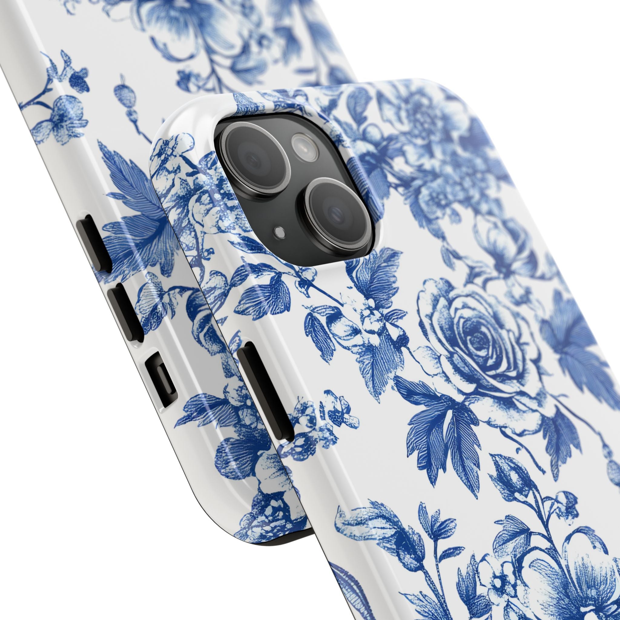 french-toile-floral-tough-iphone-case-blue-iphone-cover-protective-iphone-case-hard-shell-iphone-case-vintage-design-phone-ca