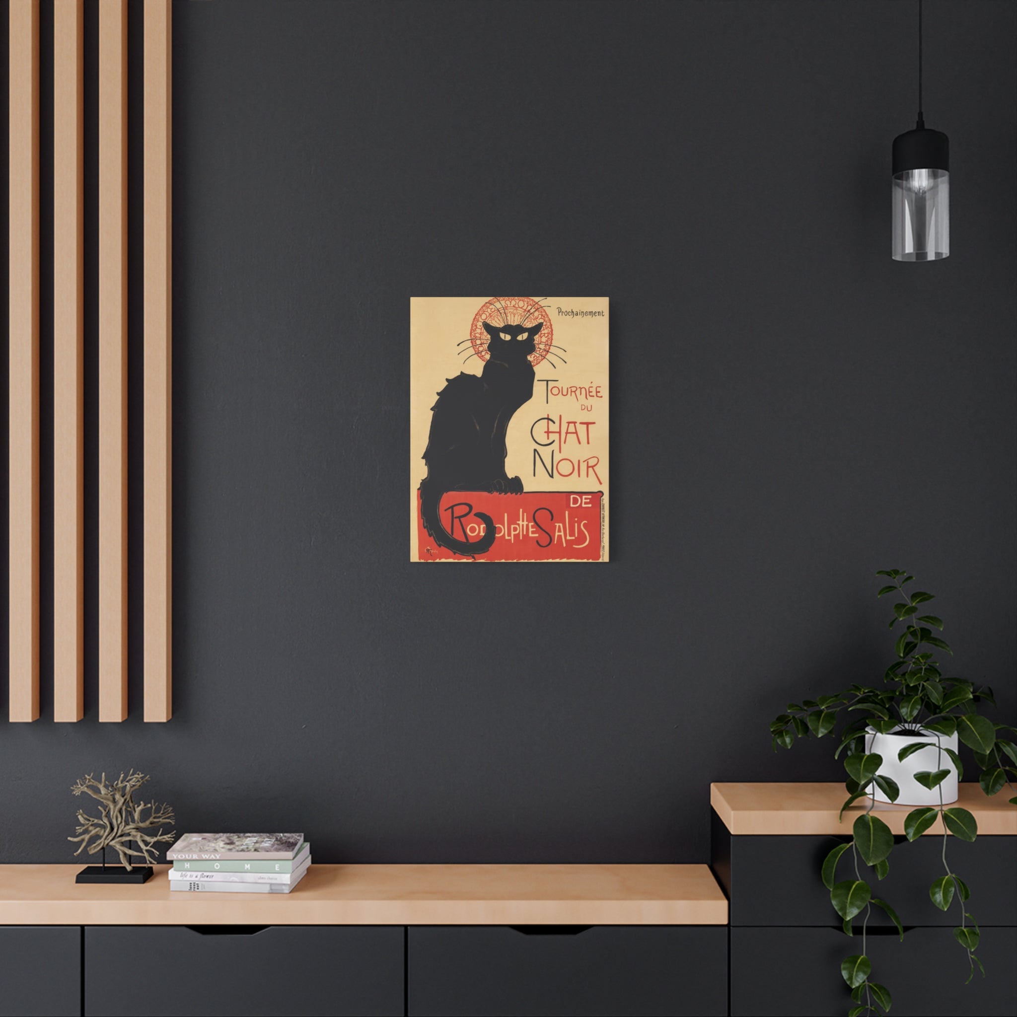 canvas-print-tournee-du-chat-noir-wall-art-matte-canvas-stretched-home-decor-living-room-theophile-steinlen-art-cat
