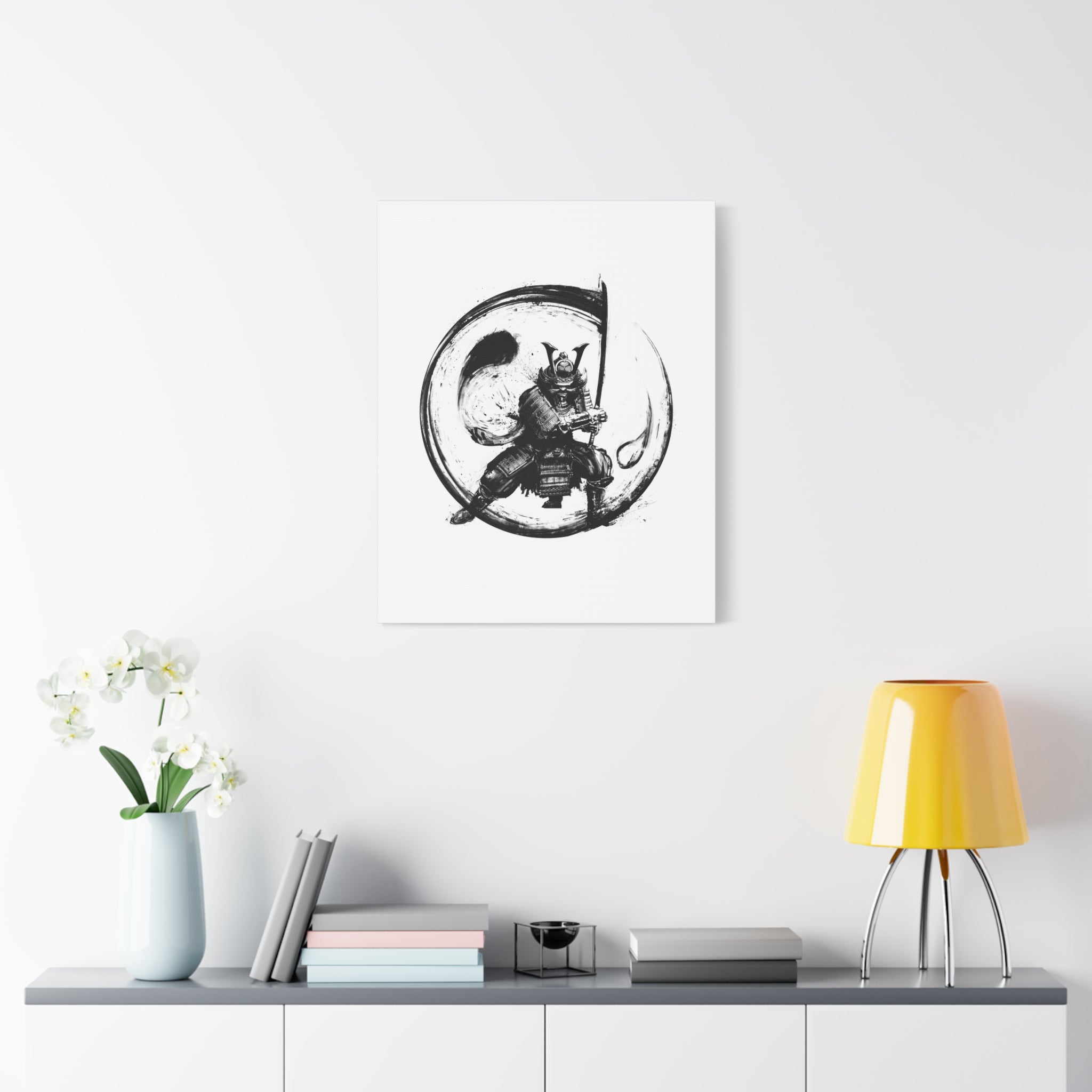 canvas-wall-art-japanese-samurai-ying-yang-katana-oni-mask-black-and-white-home-decor-zen-wall-hanging-asian-art-samurai-swor