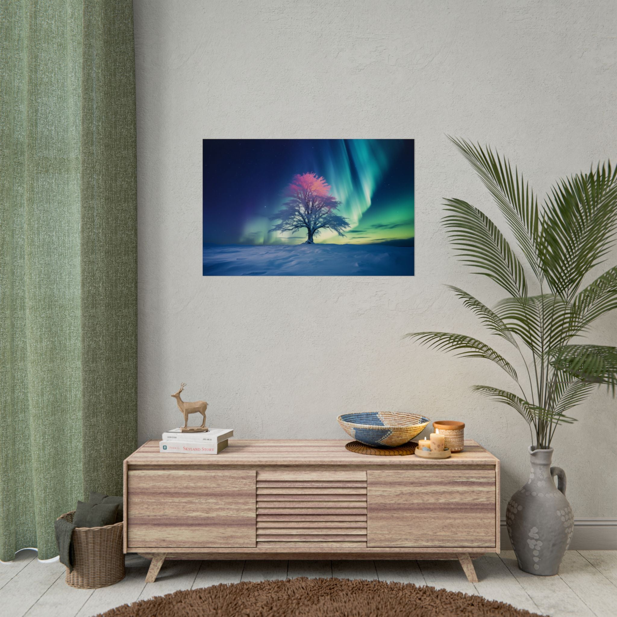 aurora-borealis-poster-wall-decor-scenery-northern-lights-poster-print-home-decor-starry-night-picture-housewarming-gifts-wal