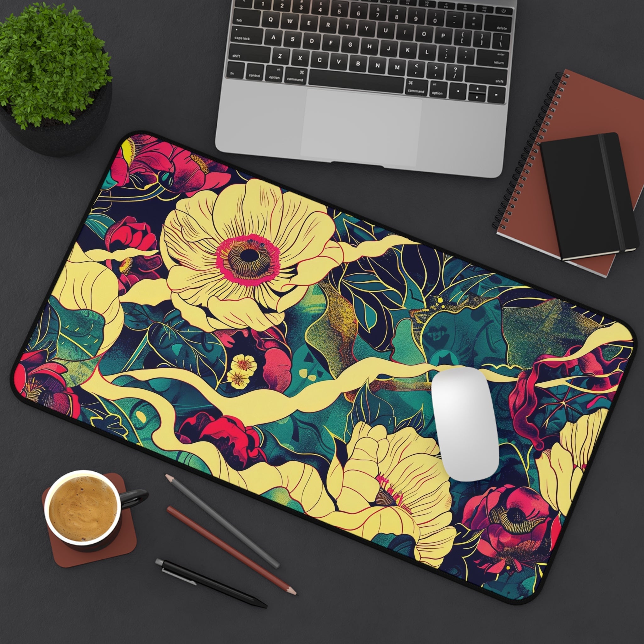 retro-japanese-art-gaming-mousepad-desk-mat-cool-desk-accessories-unique-japandi-desk-decor-gaming-desk-pad-yellow-japanese-d