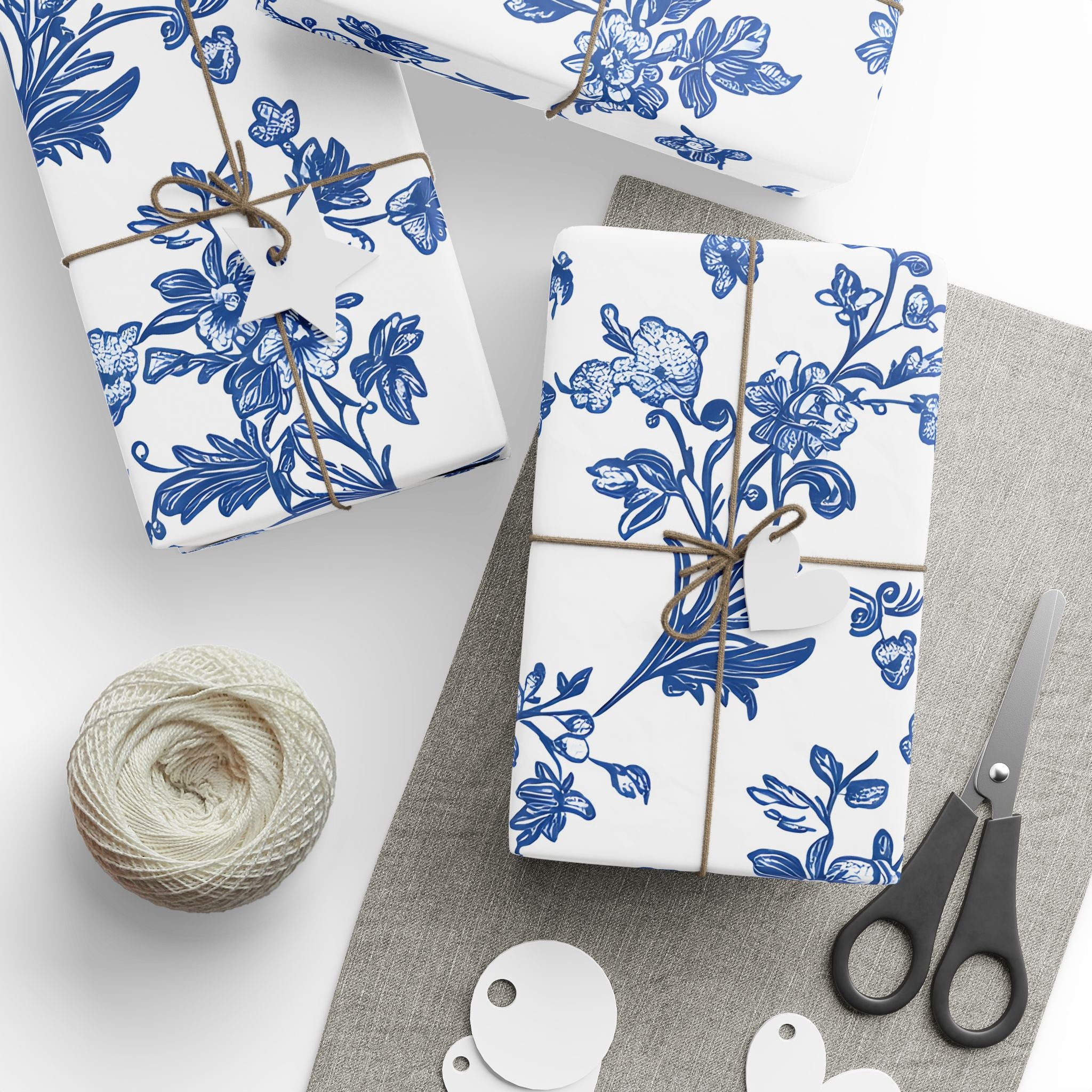 wrapping-papers-blue-french-toile-floral-elegant-gift-wrap-holiday-gift-wrap-birthday-wrapping-paper-wedding-gift-wrap-christ
