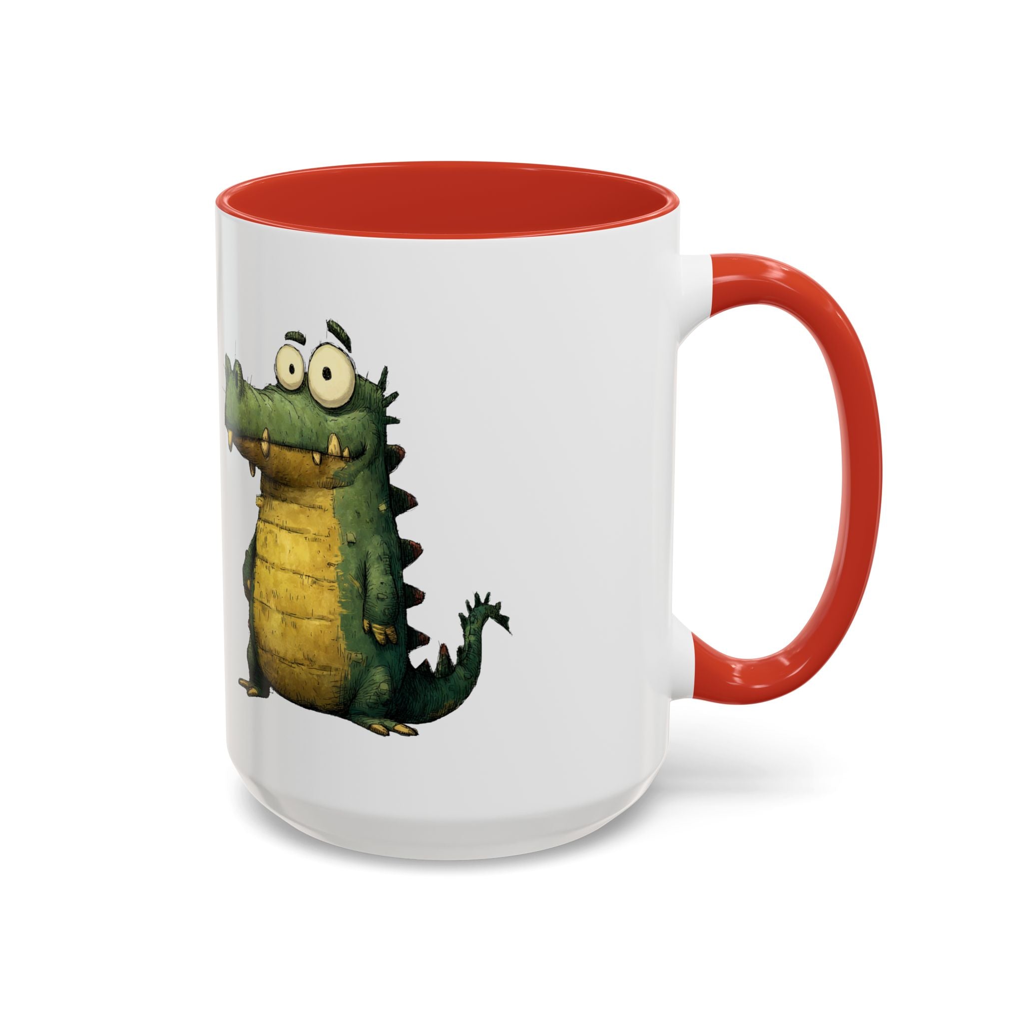 Funny Alligator Accent Coffee Mug | Cute Animal Mug for Nature Lovers, Ideal Gift for Birthdays, Holidays, Home Decor