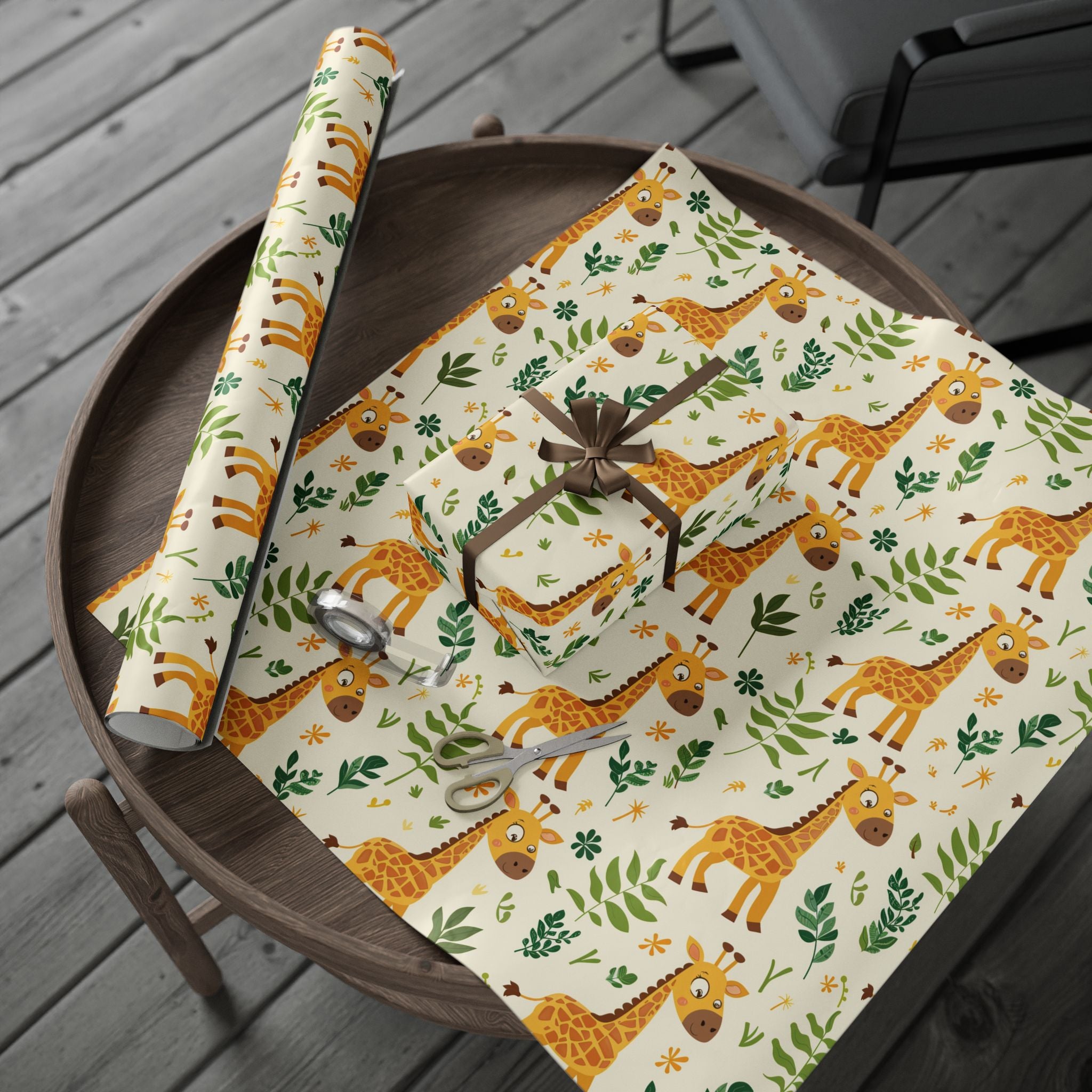 cut-giraffe-jungle-party-gift-wrap-paper-for-birthdays-and-holidays-32x72-inch-fun-wrapping-sheets-baby-gift-wrap-celebratory