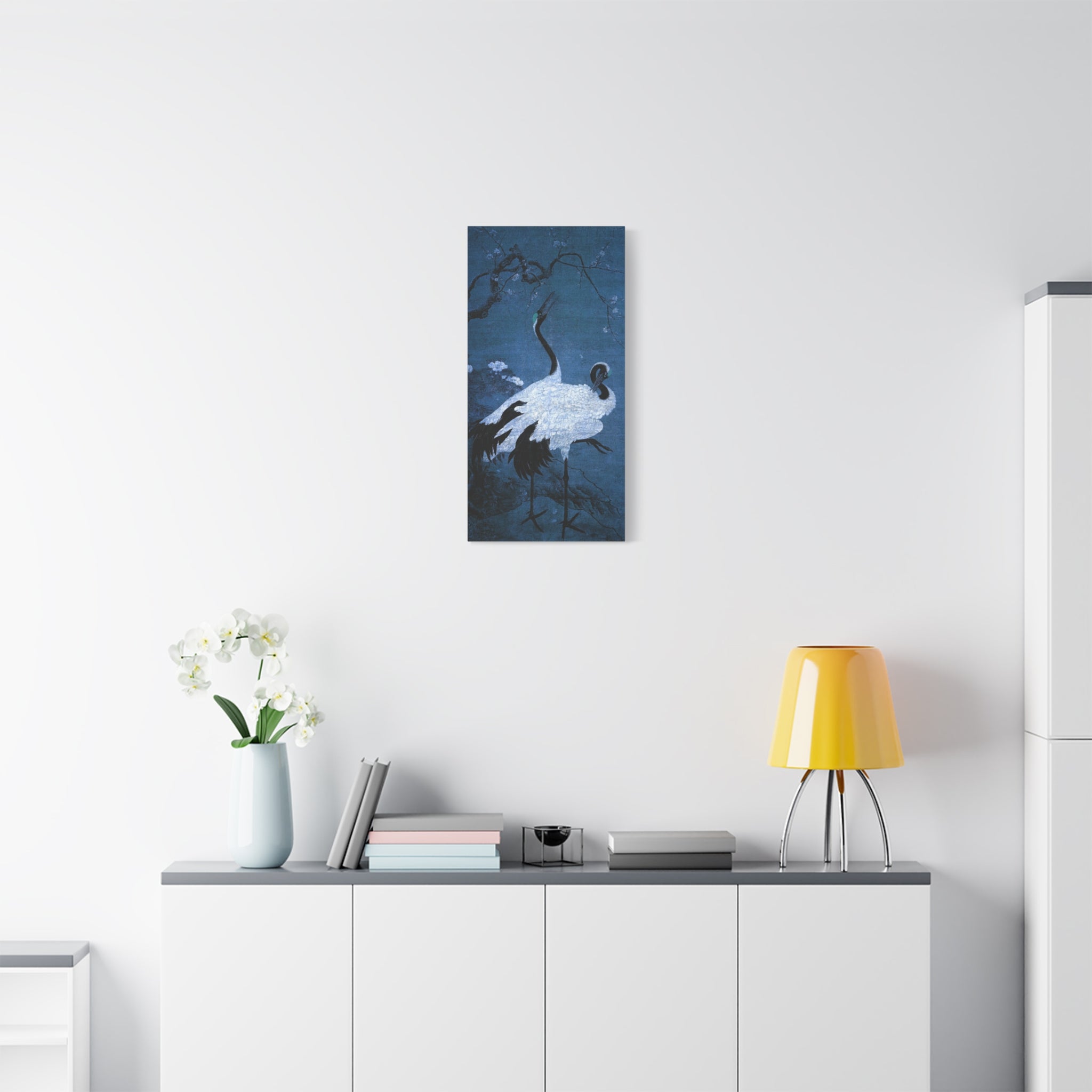 canvas-wall-art-snow-plum-twin-cranes-painting-home-decor-nature-print-japanese-art-gift-cranes-wall-decor-cranes-canvas-prin