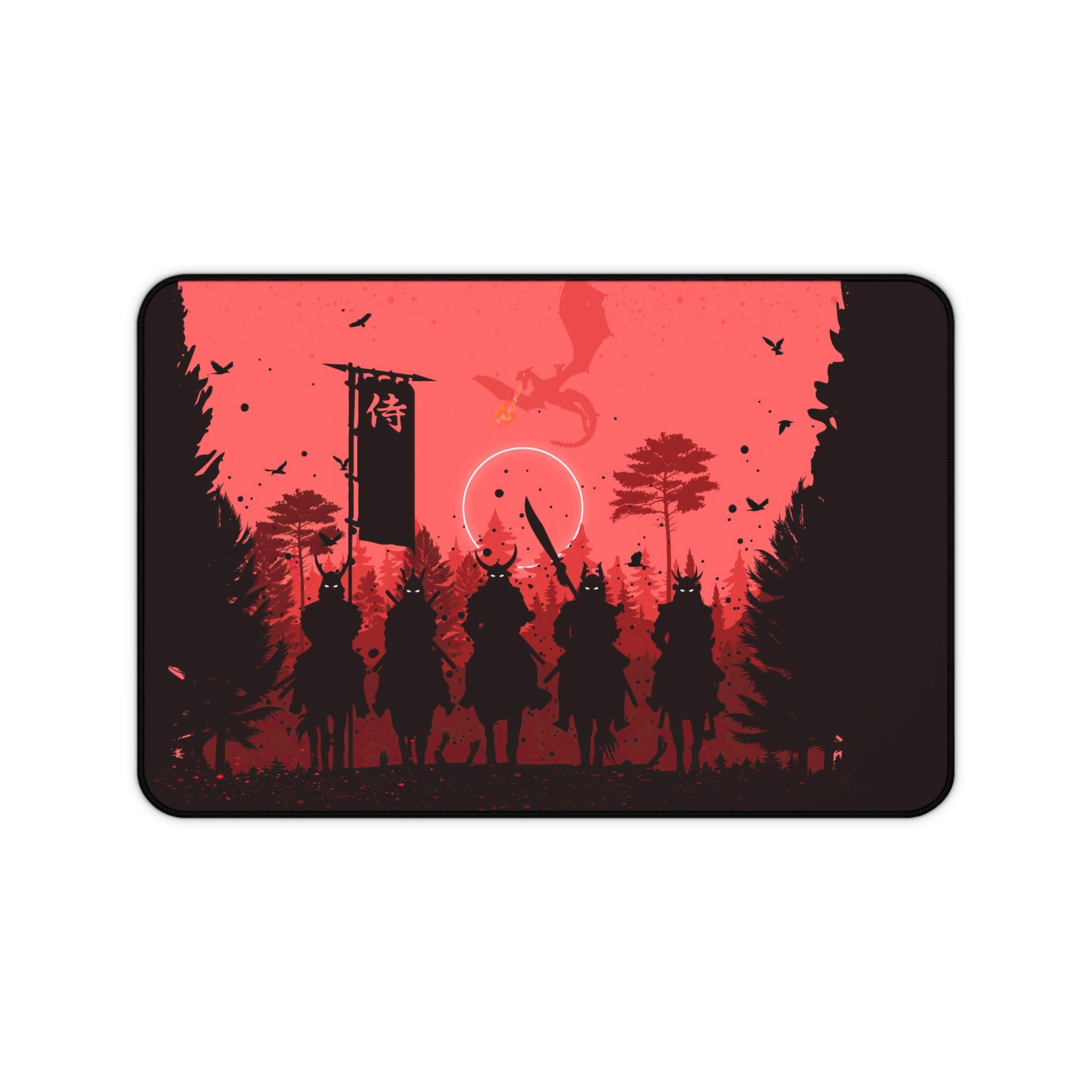 fantasy-samurai-warrior-mouse-pad-japanese-katana-shogun-samurai-warrior-desk-mat-japanese-anime-samurai-desk-pad-viper-art