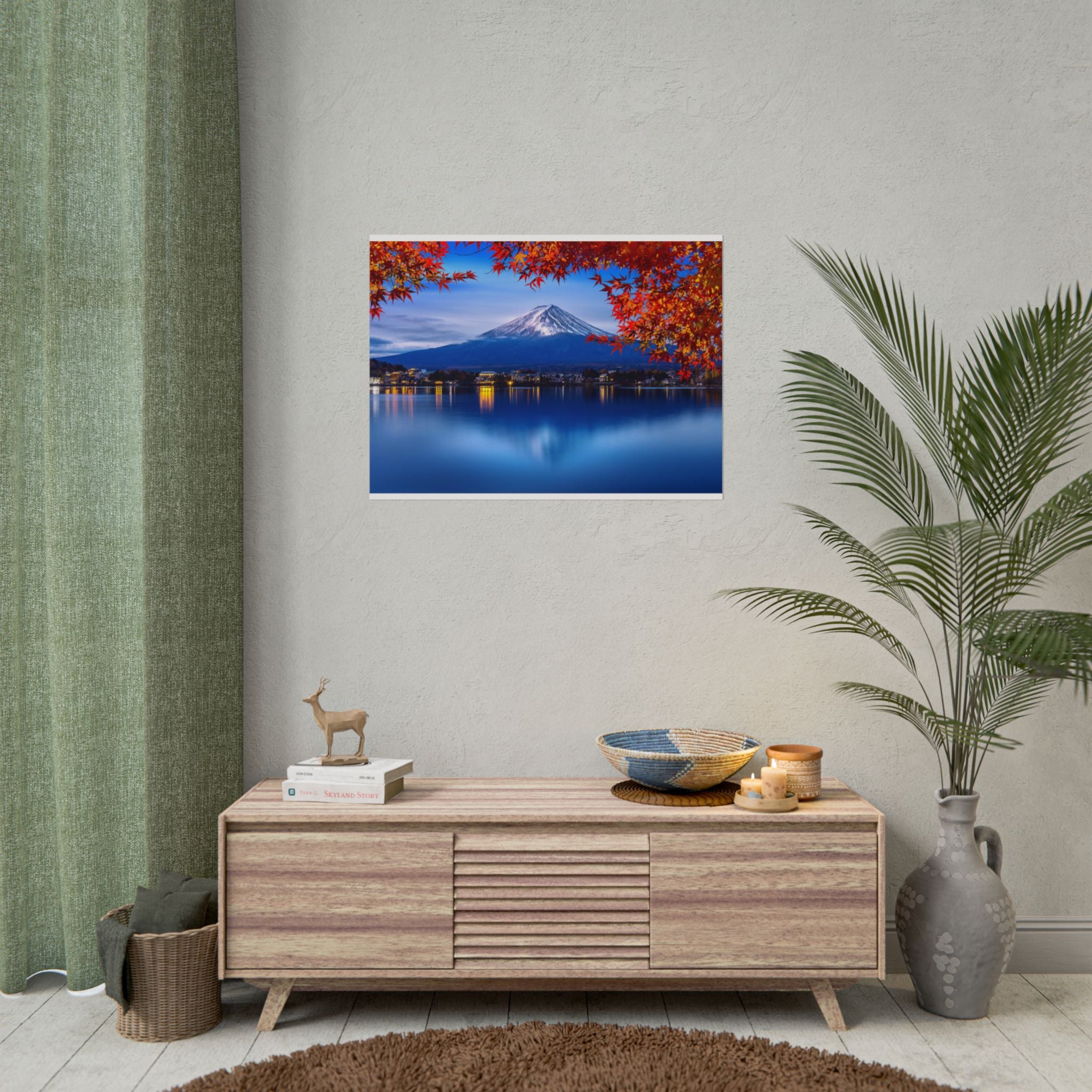 mount-fuji-poster-wall-art-japan-nature-park-autumn-lake-print-poster-art-home-decor-gift-living-room-decor-japanese-home-dec