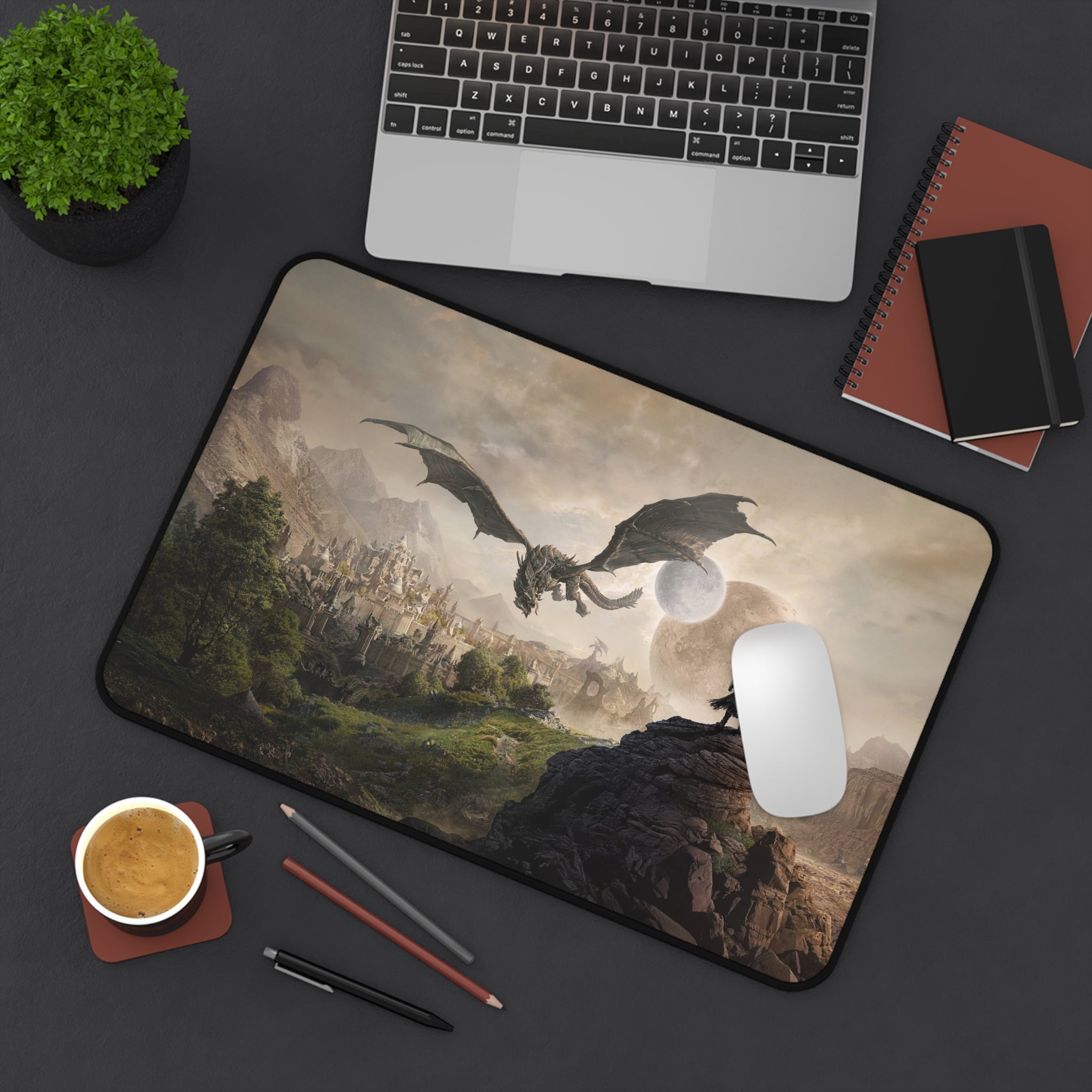 skyrim-deskpad-the-elder-scrolls-elsweyr-mousepad-gaming-desk-mat-dragon-and-viking-warrior-desk-decor