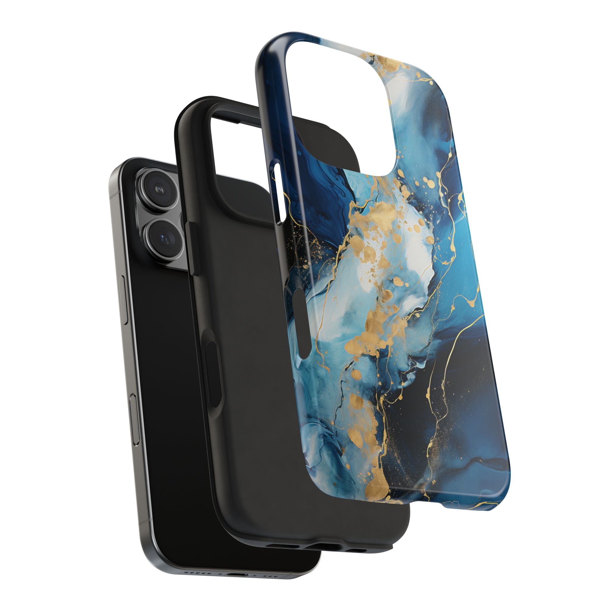 blue-gold-marble-iphone-tough-case-elegant-minimalist-protective-cover-stylish-phone-shell-hard-shell-iphone-case-trendy-acce