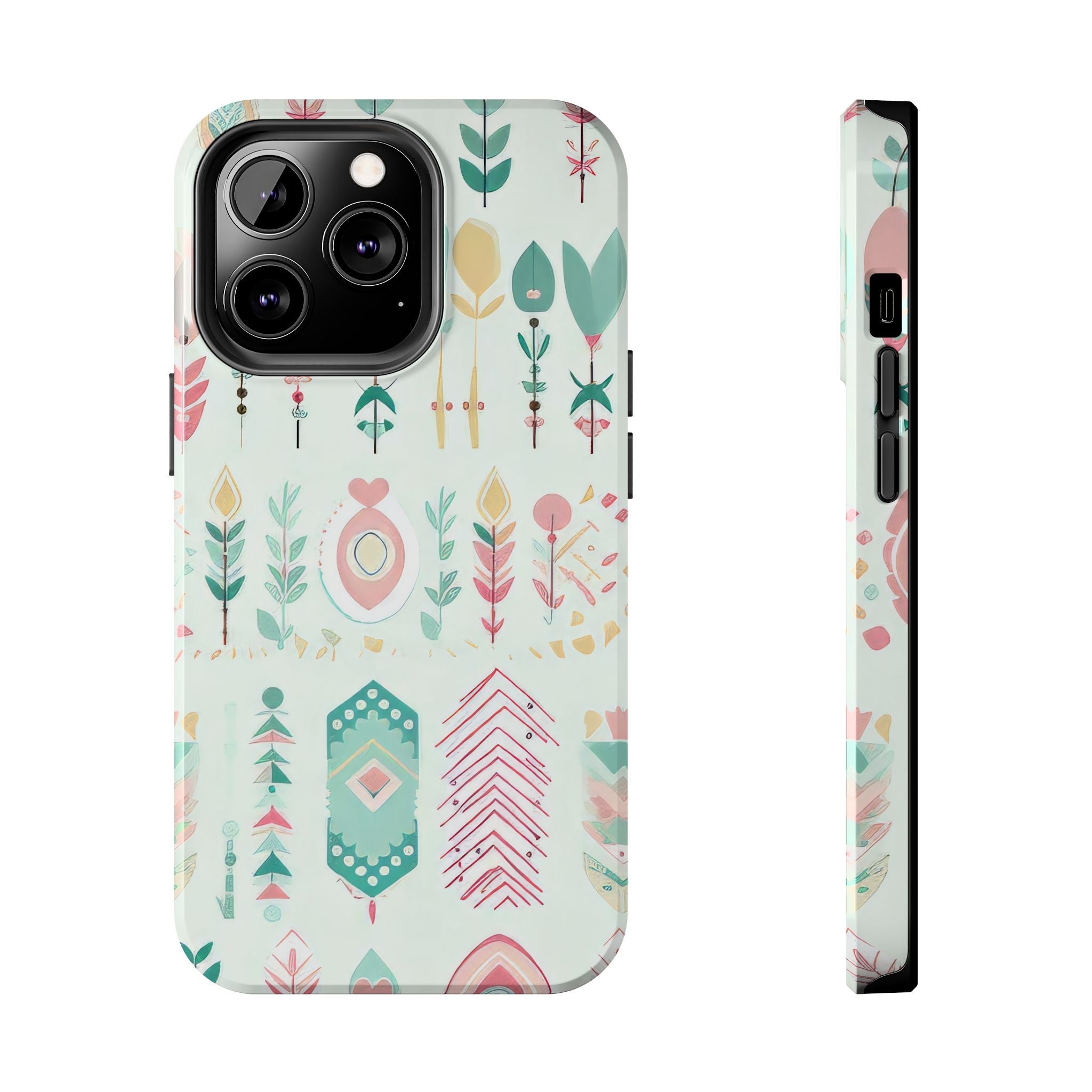 boho-floral-pastel-iphone-tough-case-protective-iphone-cover-artistic-iphone-case-stylish-tech-accessory-unique-gift-iphone-c