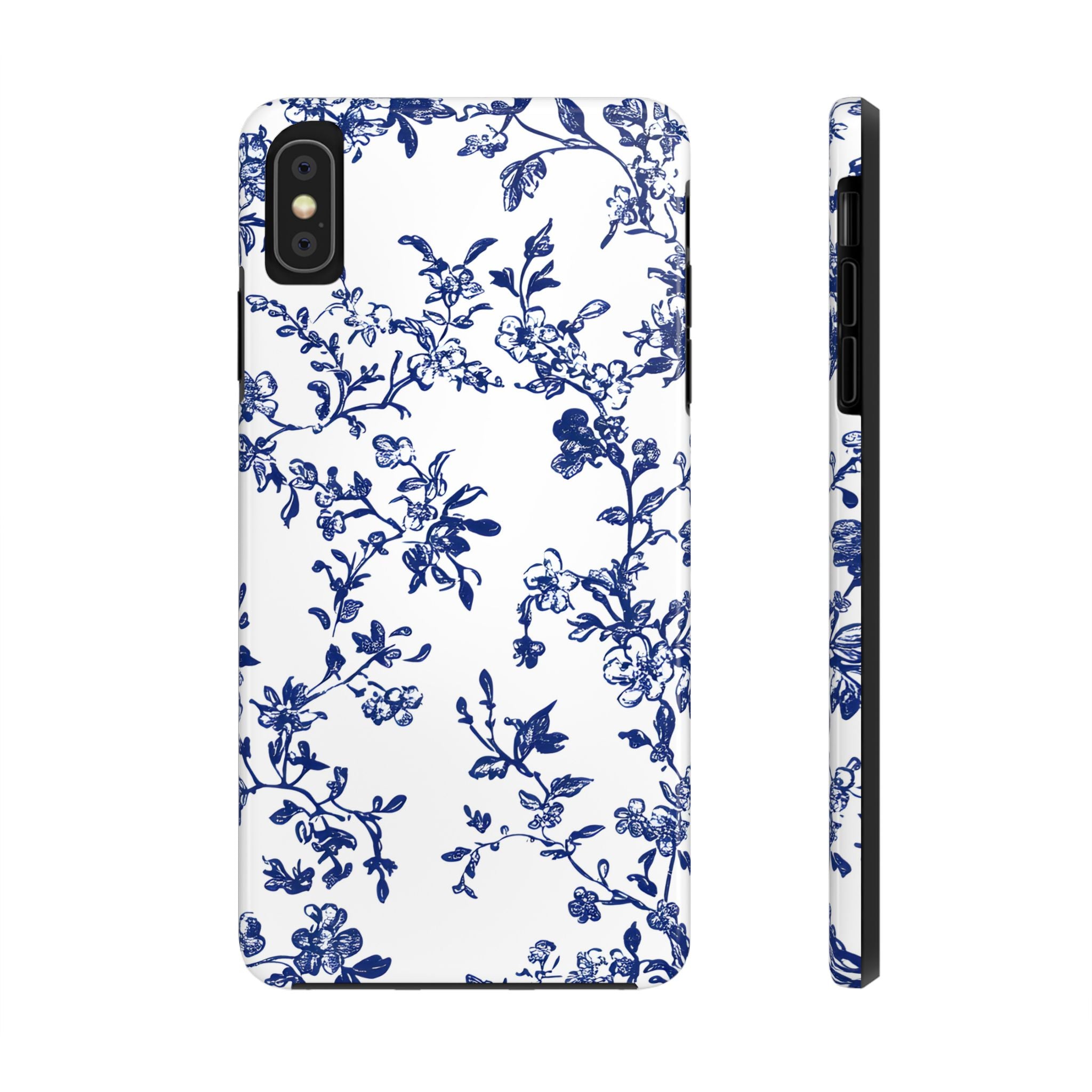 french-toile-floral-tough-iphone-case-blue-iphone-cover-protective-iphone-case-hard-shell-iphone-case-vintage-design-iphone-c