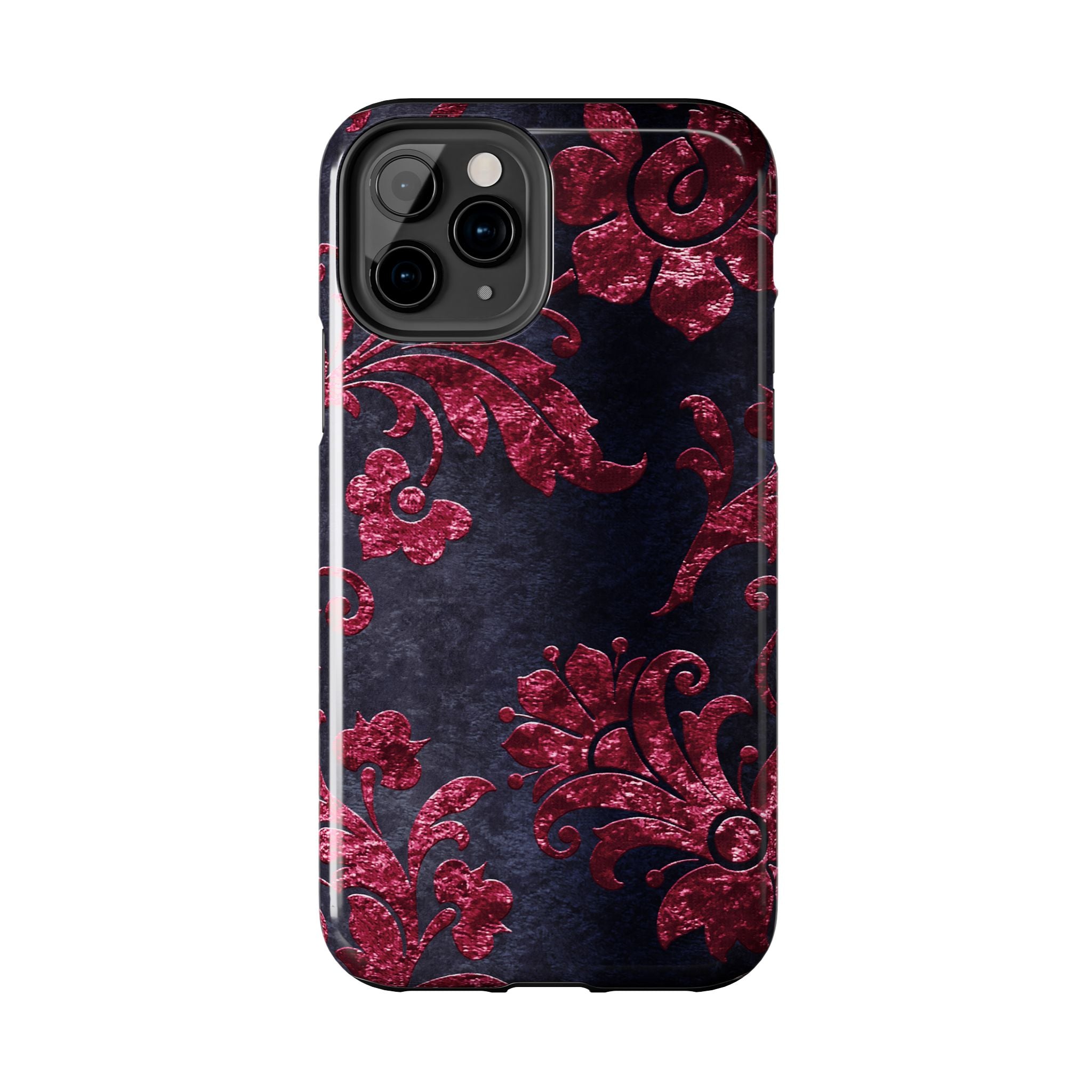 embossed-burgundy-velvet-tough-iphone-case-protective-iphone-cover-heavy-duty-iphone-case-rugged-phone-case-durable-smartphon