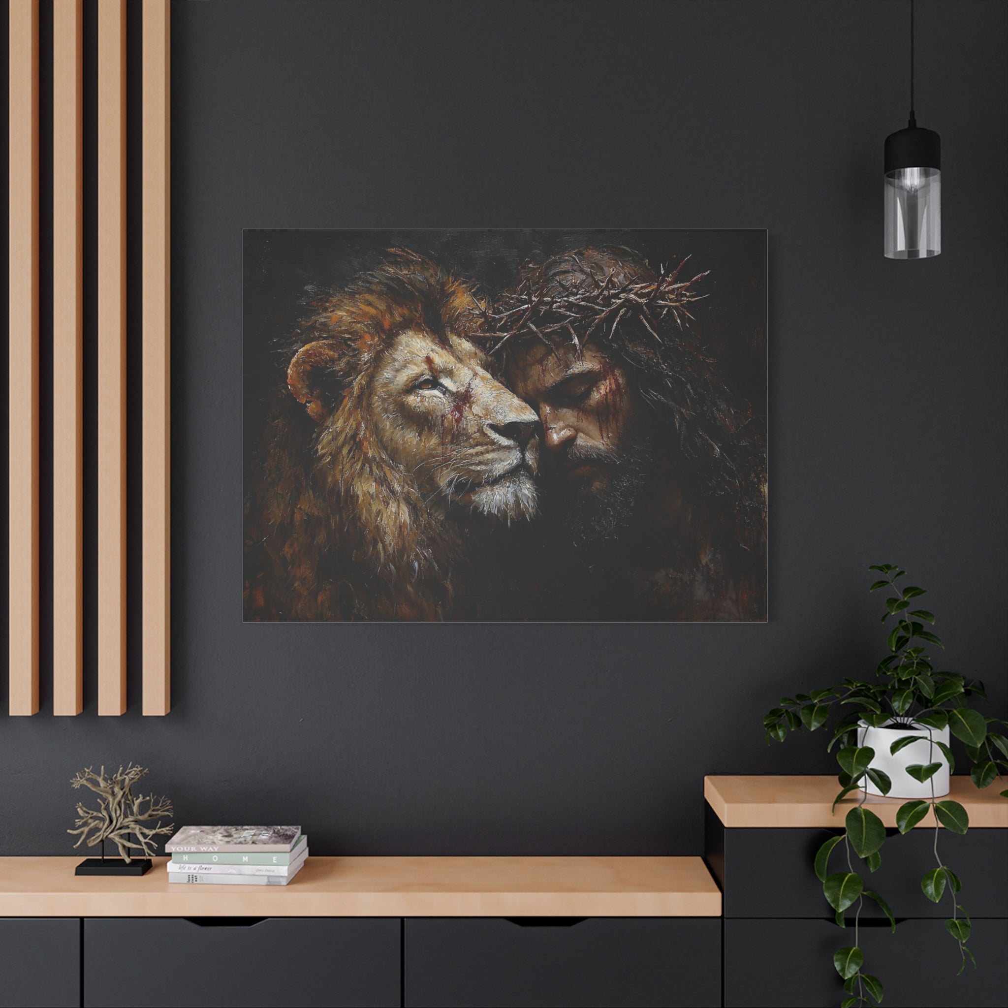 canvas-print-jesus-and-lion-wall-art-christian-home-decor-religious-wall-hanging-inspirational-artwork-gift-for-him-biblical-