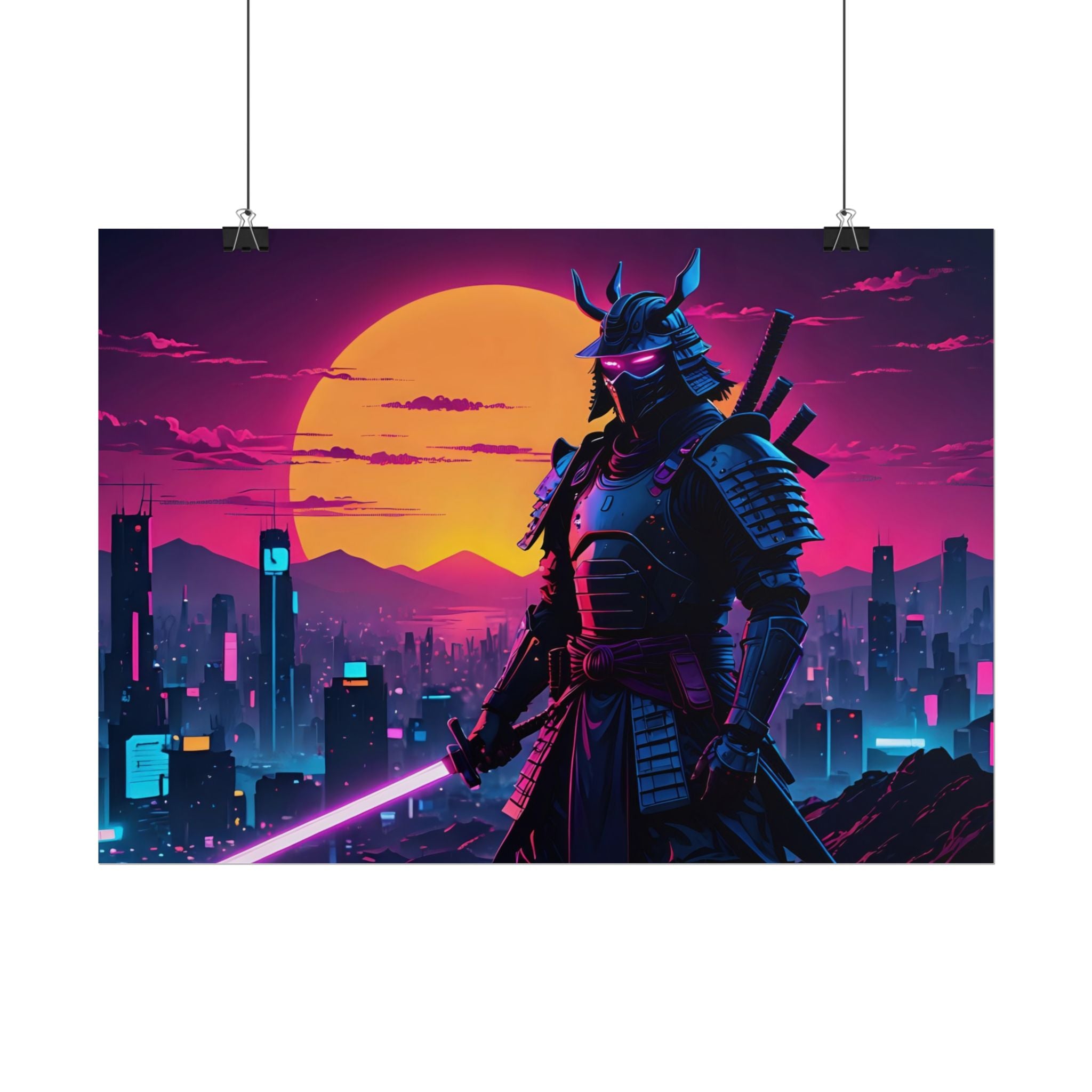 samurai-retrowave-poster-print-synthawave-wall-art-poster-gift-for-anime-fans-home-decor-japanese-art-retro-aesthetic-lightsa