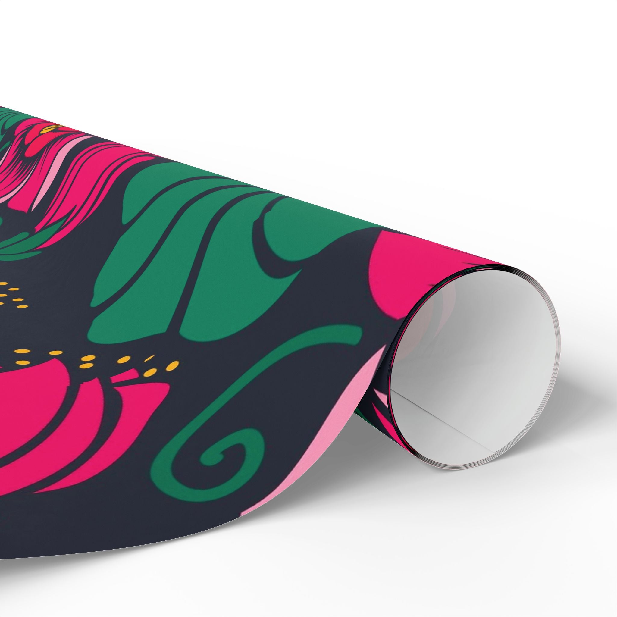 vintage-retro-pink-tulip-gift-wrap-30x72-inch-floral-design-birthday-wrapping-decorative-craft-paper-holiday-gift-wrap-elegan
