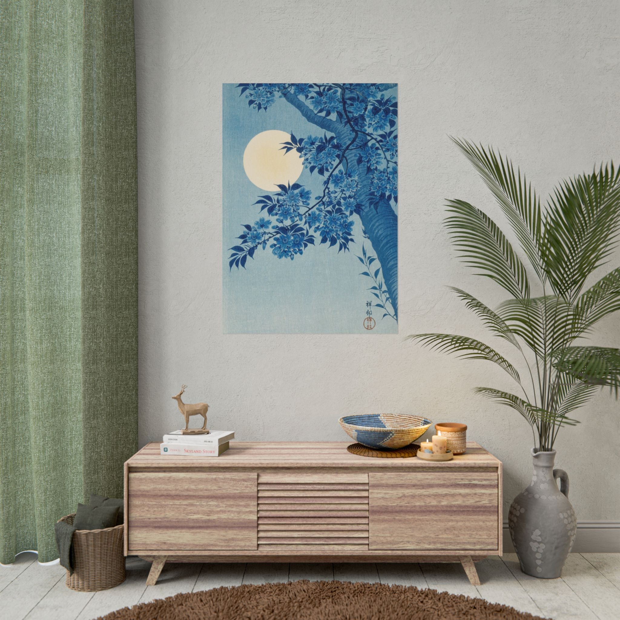 poster-print-blossoming-cherry-on-a-moonlit-night-ohara-koson-floral-home-decor-living-room-wall-art-poster-gift-japandi-post