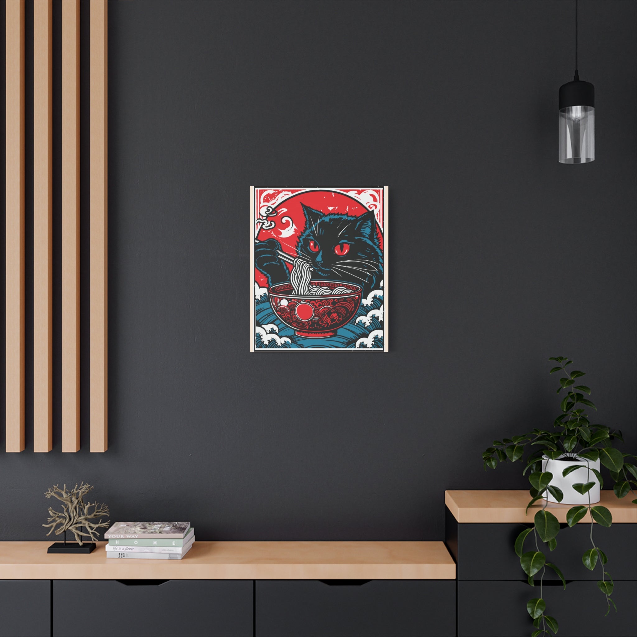canvas-print-cat-eating-ramen-noodle-retro-japanese-decor-wall-art-living-room-decoration-matte-stretched-home-decor-cute