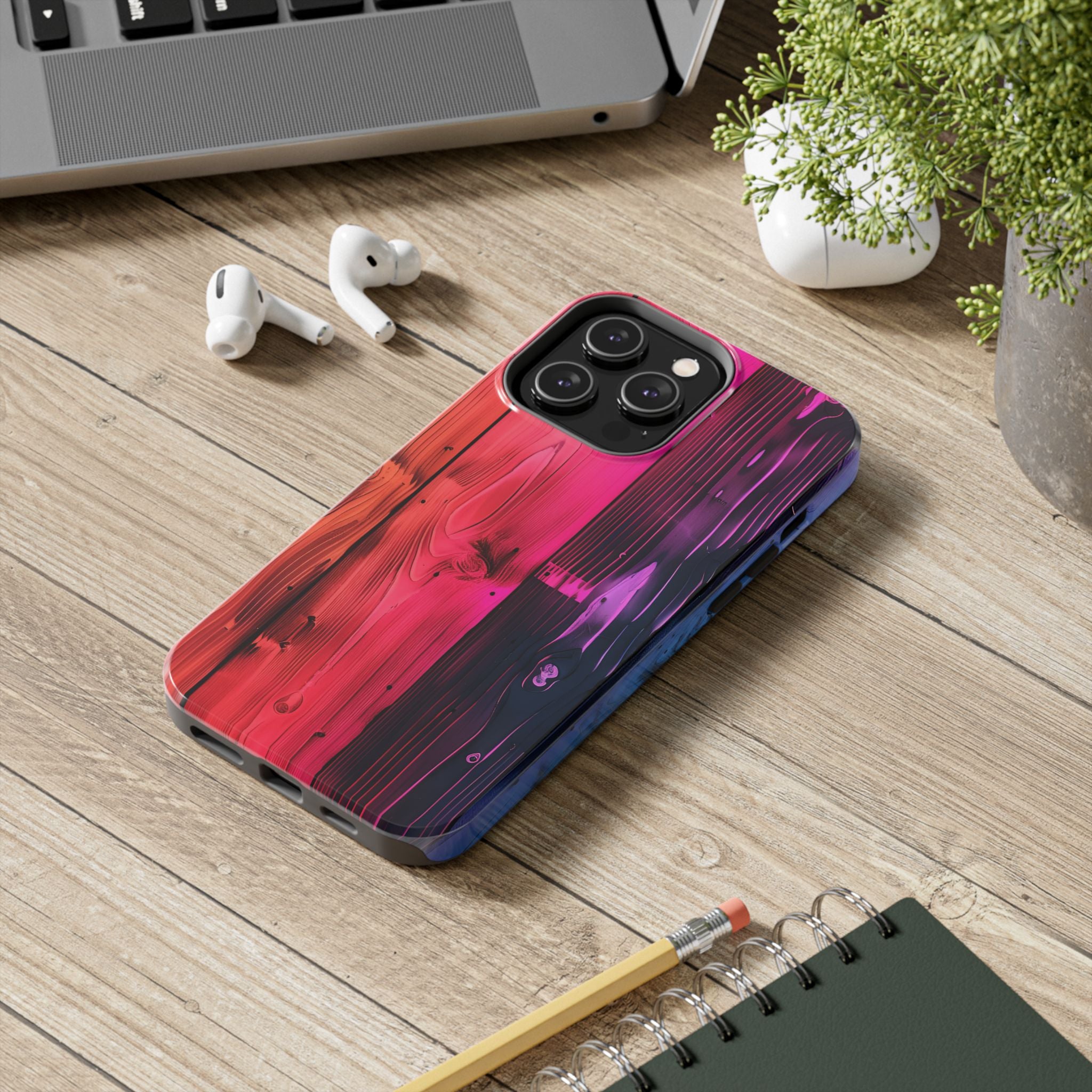 disco-neon-tough-iphone-cases-wood-grain-texture-iphone-case-cover-protective-iphone-shell-unique-iphone-accessories-iphone-1