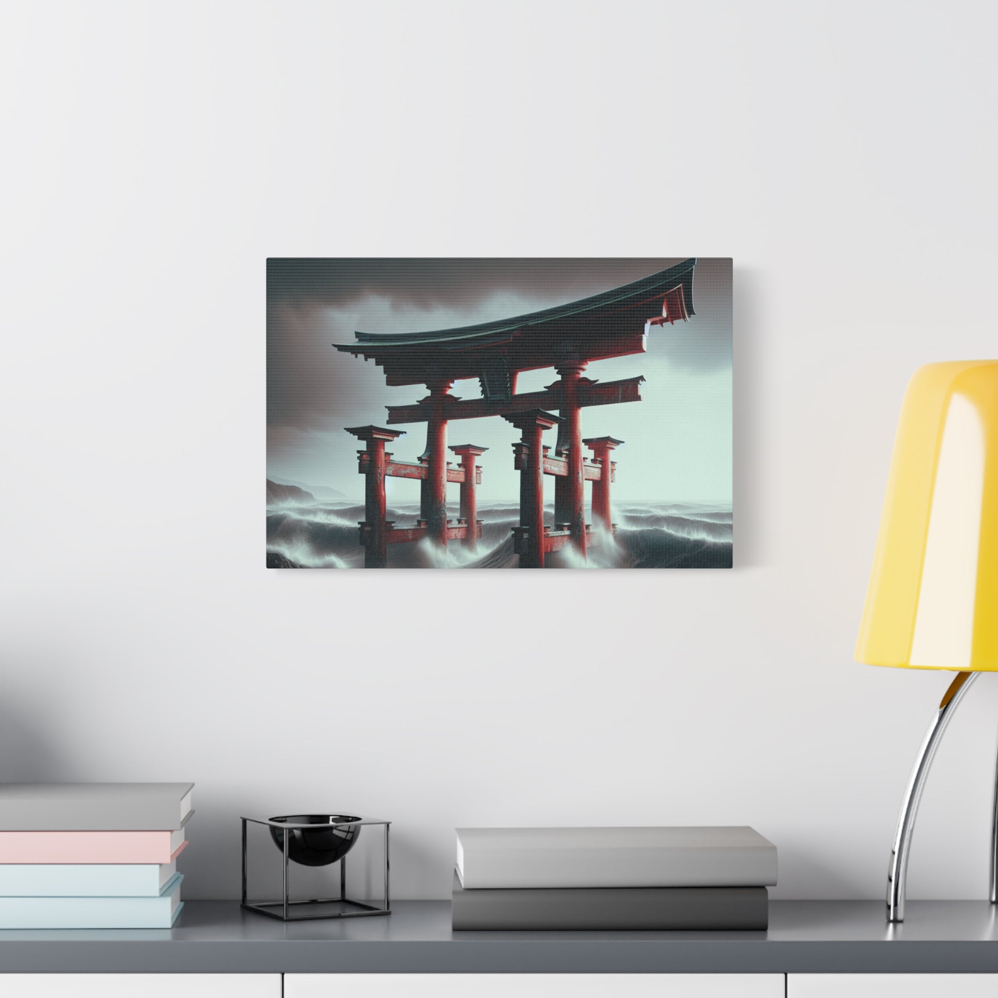 canvas-art-japanese-torri-gate-geisha-wall-decor-matte-stretched-artwork-home-decoration-asian-inspired-painting-oriental-roo