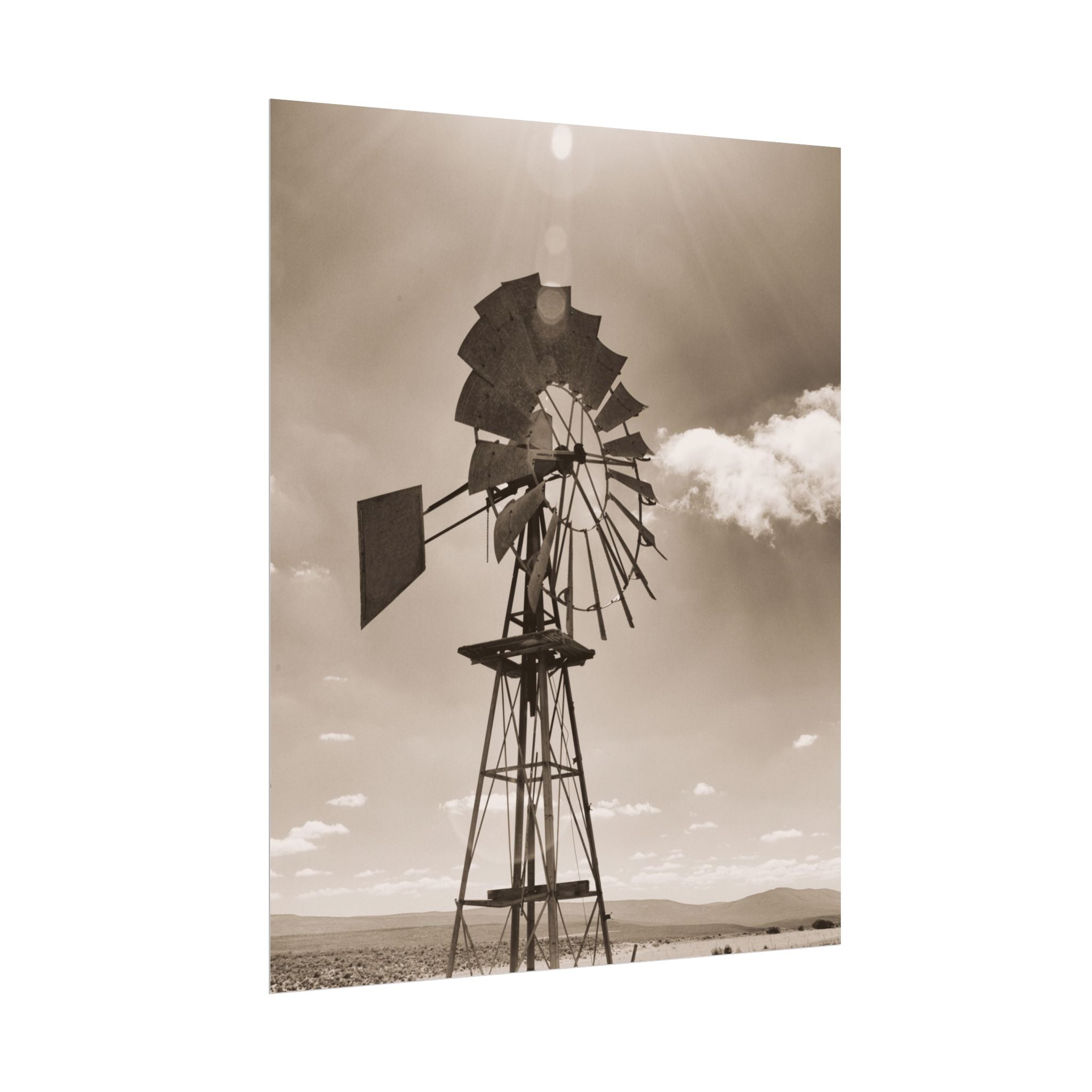 rustic-windmill-photography-poster-print-farm-house-wall-decor-gift-for-farmers-country-home-decor-windmill-wall-art