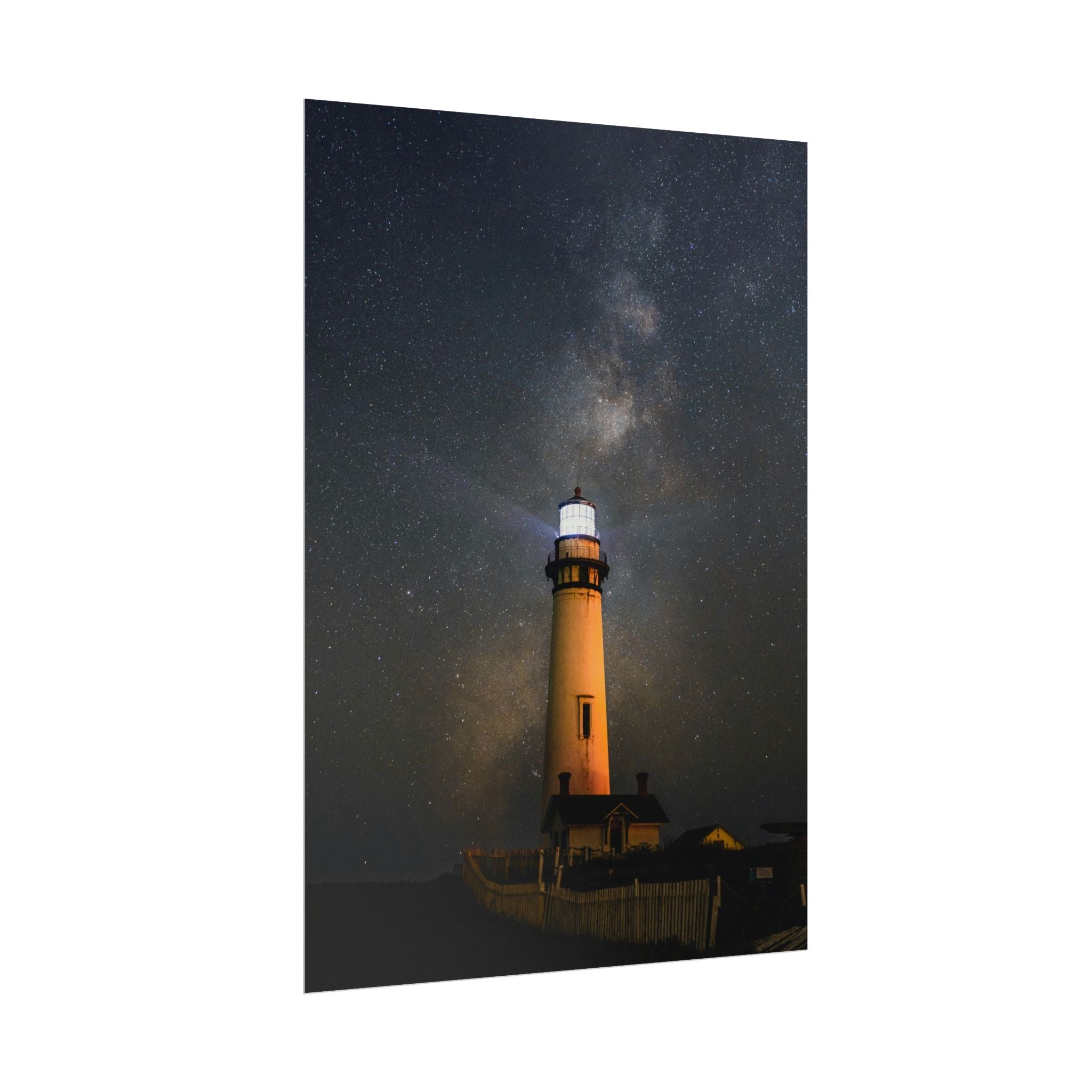 lighthouse-on-rock-poster-print-coastal-wall-art-nautical-decor-beach-house-decoration-seaside-wall