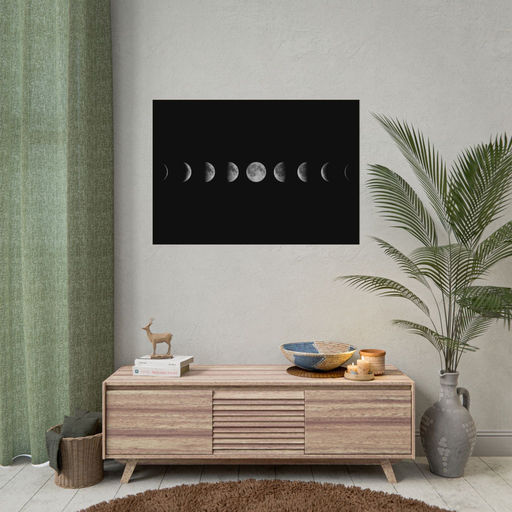 moon-phases-lunar-eclipse-poster-print-wall-art-decor-home-decor-celestial-wall-hanging-astronomy-art-gift-space-art-poster