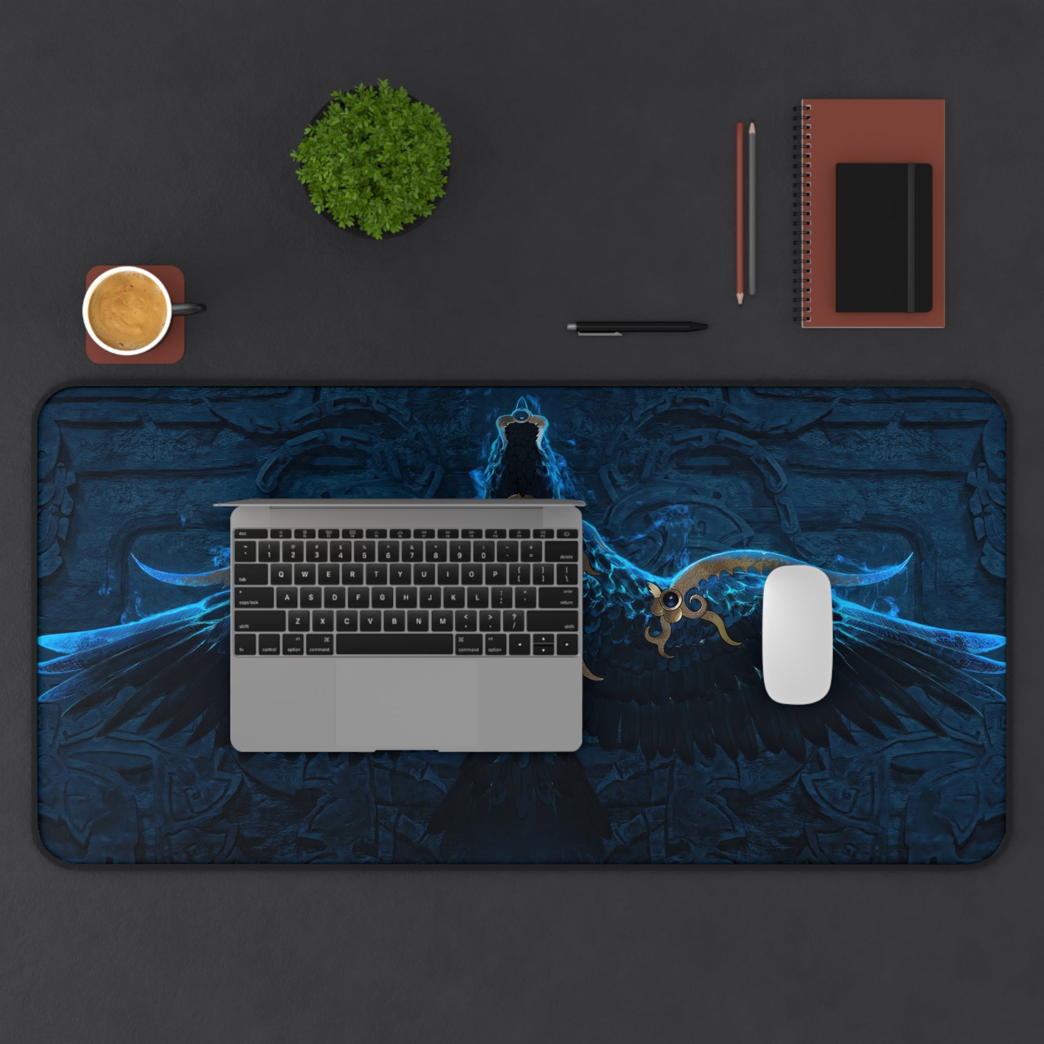 diablo-4-spiritborn-eagle-gaming-mouse-pad-xl-desk-mat-gothic-desk-pad-diablo-iv-large-computer-mat-