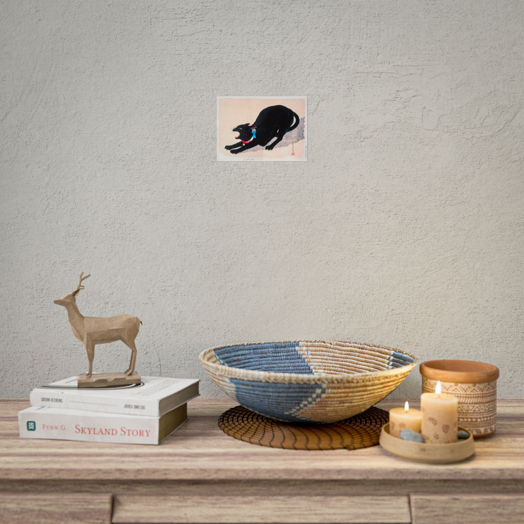 black-cat-hissing-poster-print-rolled-wall-art-for-cat-lovers-cat-art-decor-cat-themed-home-decor-gift-for-cat-owners-cat-wal