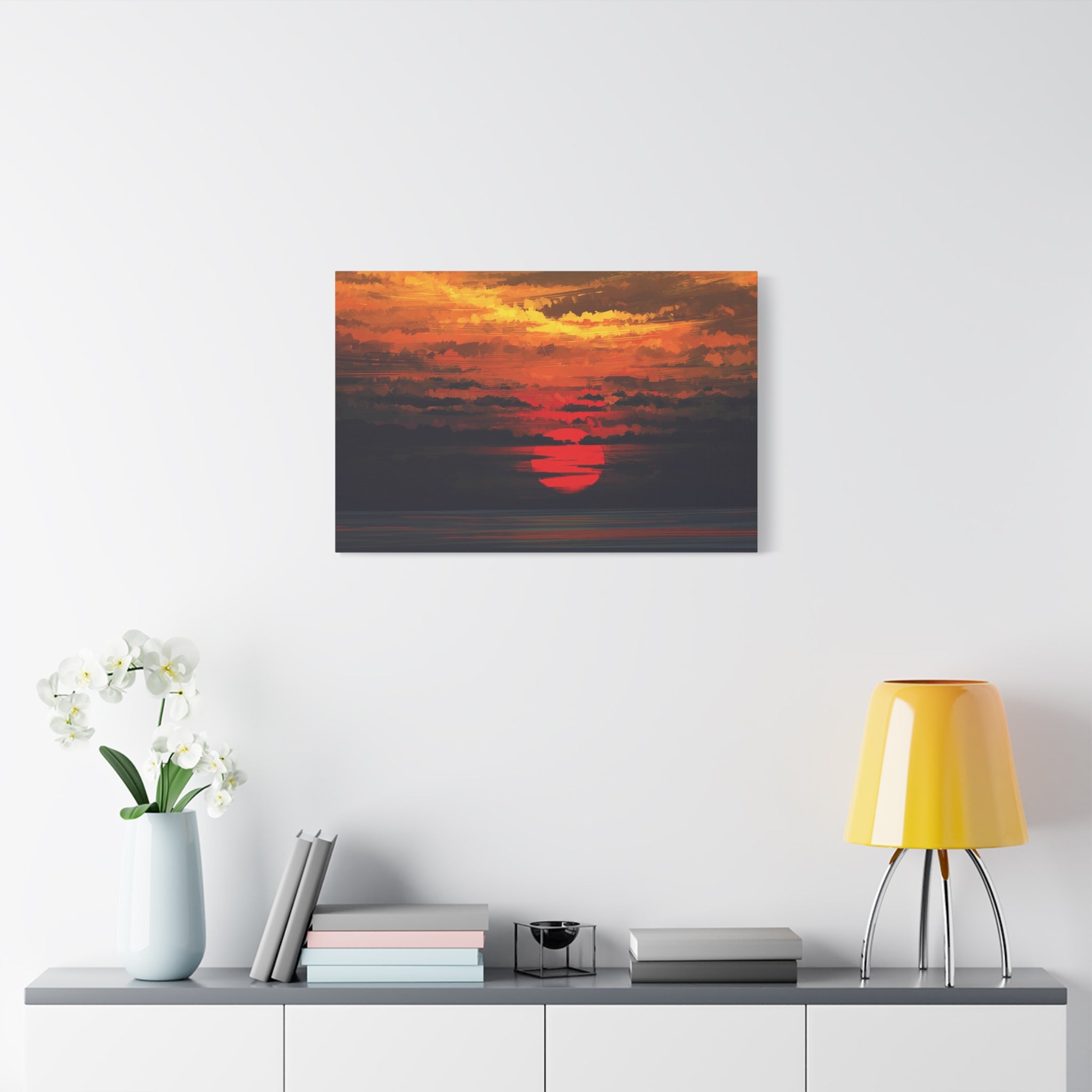 canvas-wall-art-red-sunset-landscape-cozy-home-decor-canvas-print-living-room-decor-farm-house-wall-decor-house-warming-gift