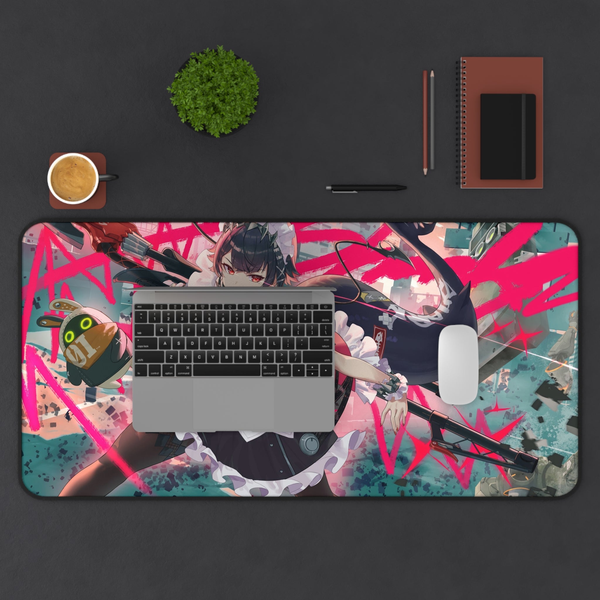 Zenless Zone Zero Ellen Joe Gaming Mouse Pad - ZZZ Desk Mat - New Eridu Anime Desk pad - XL Waifu Ga