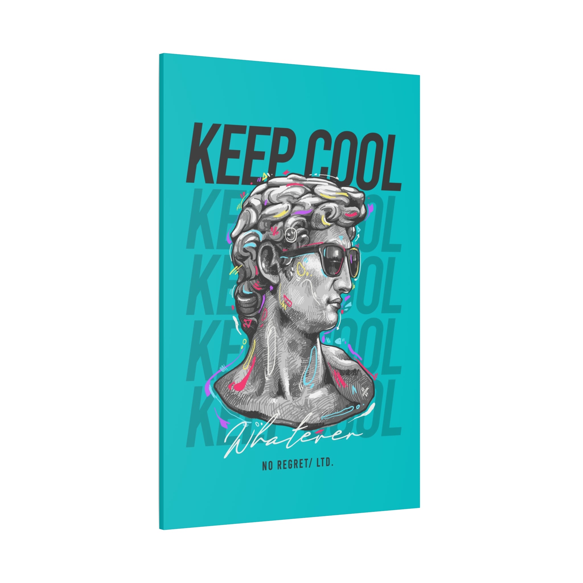 canvas-print-david-statue-with-sunglasses-living-room-decor-wall-art-matte-canvas-stretched-print-cool-home-decor-gift-unique