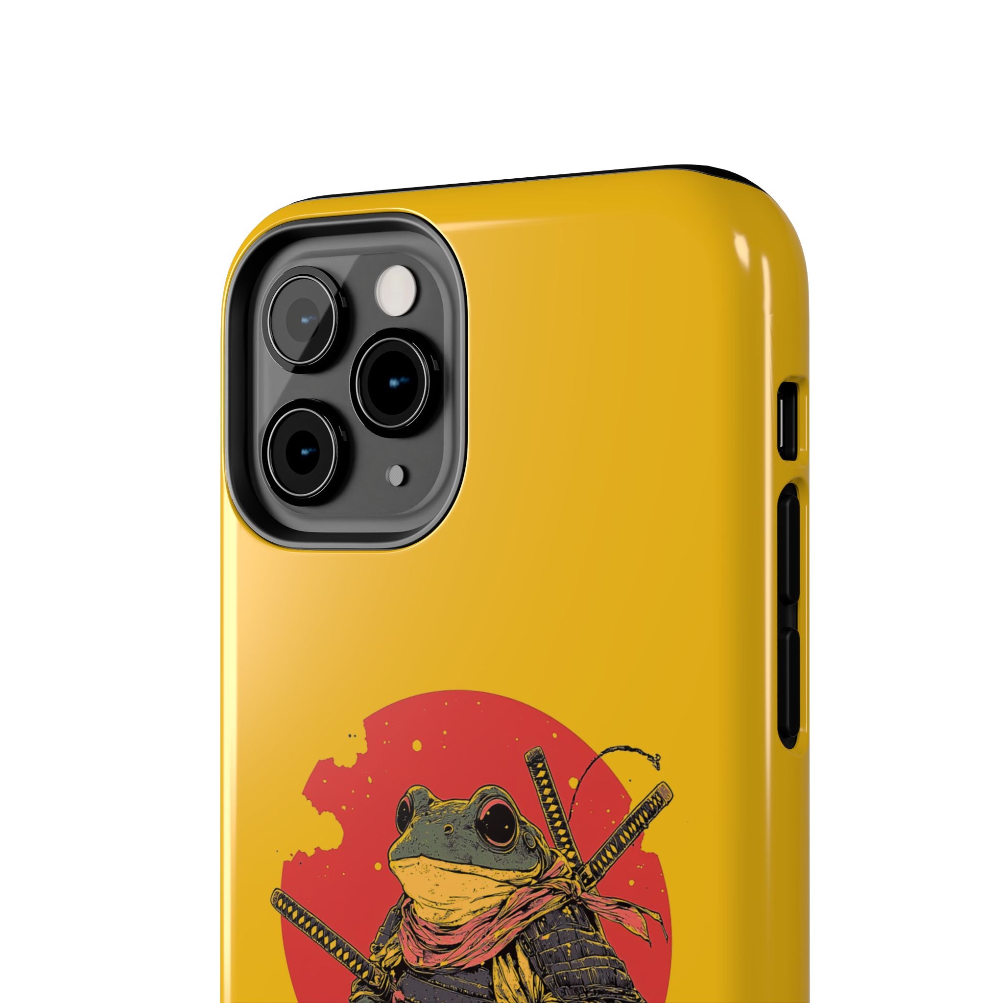 retro-vintage-ninja-frog-iphone-tough-case-red-sun-japanese-samurai-frog-design-ninja-warrior-yellow-iphone-hard-cover