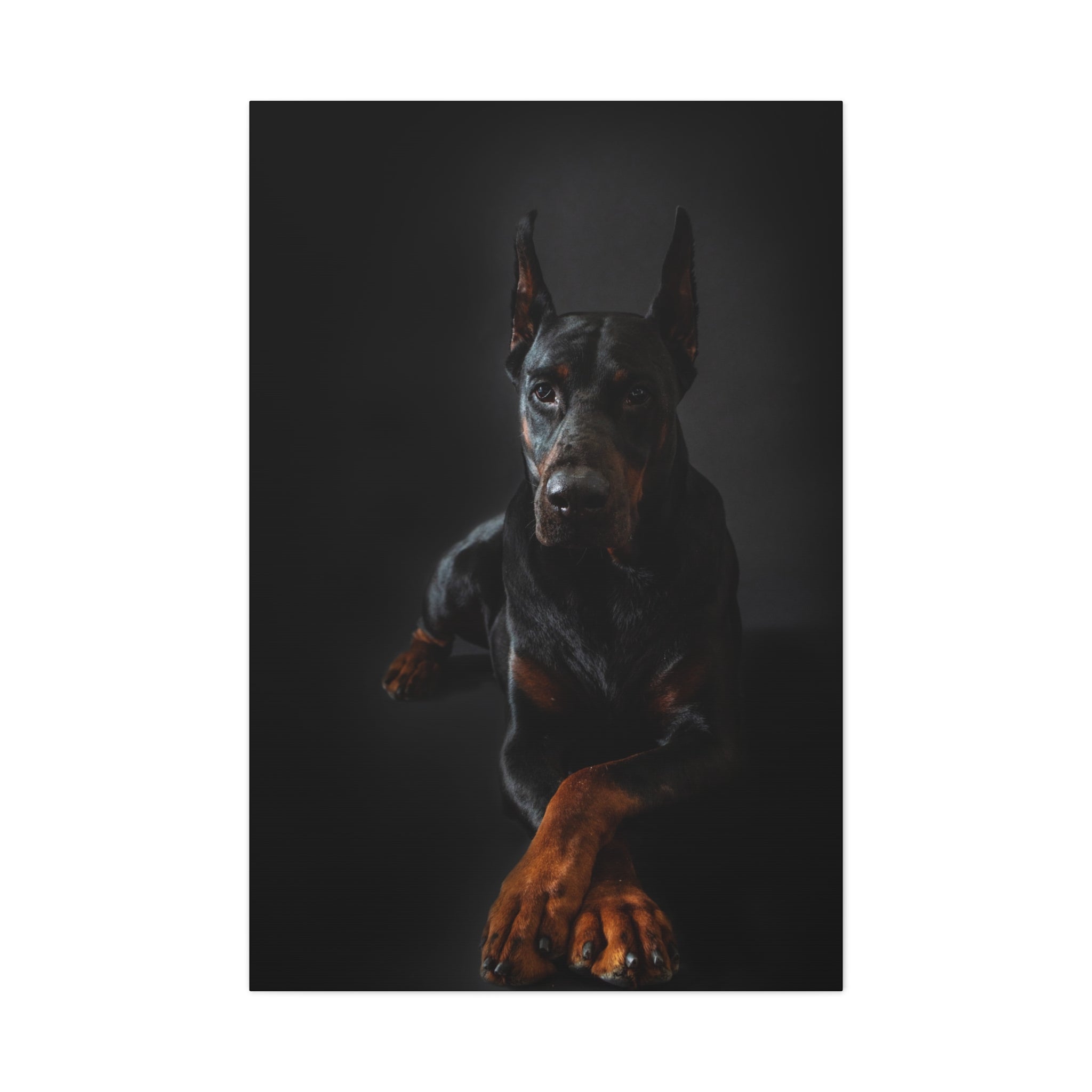 canvas-print-doberman-dog-wall-art-home-decor-office-decor-stretched-matte-canvas-1-25-gift-for-dog-lovers-animal-artwork-pet