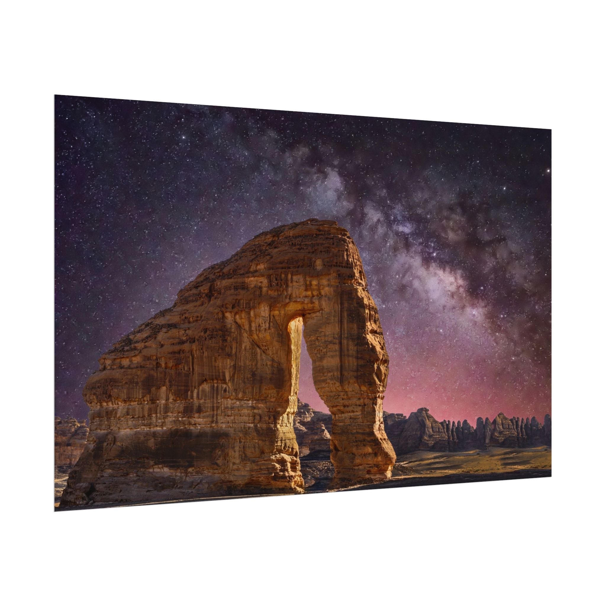 desert-landscape-poster-print-milky-way-poster-wall-art-milky-way-decor-artwork-unique-home-decor-starry-night-picture