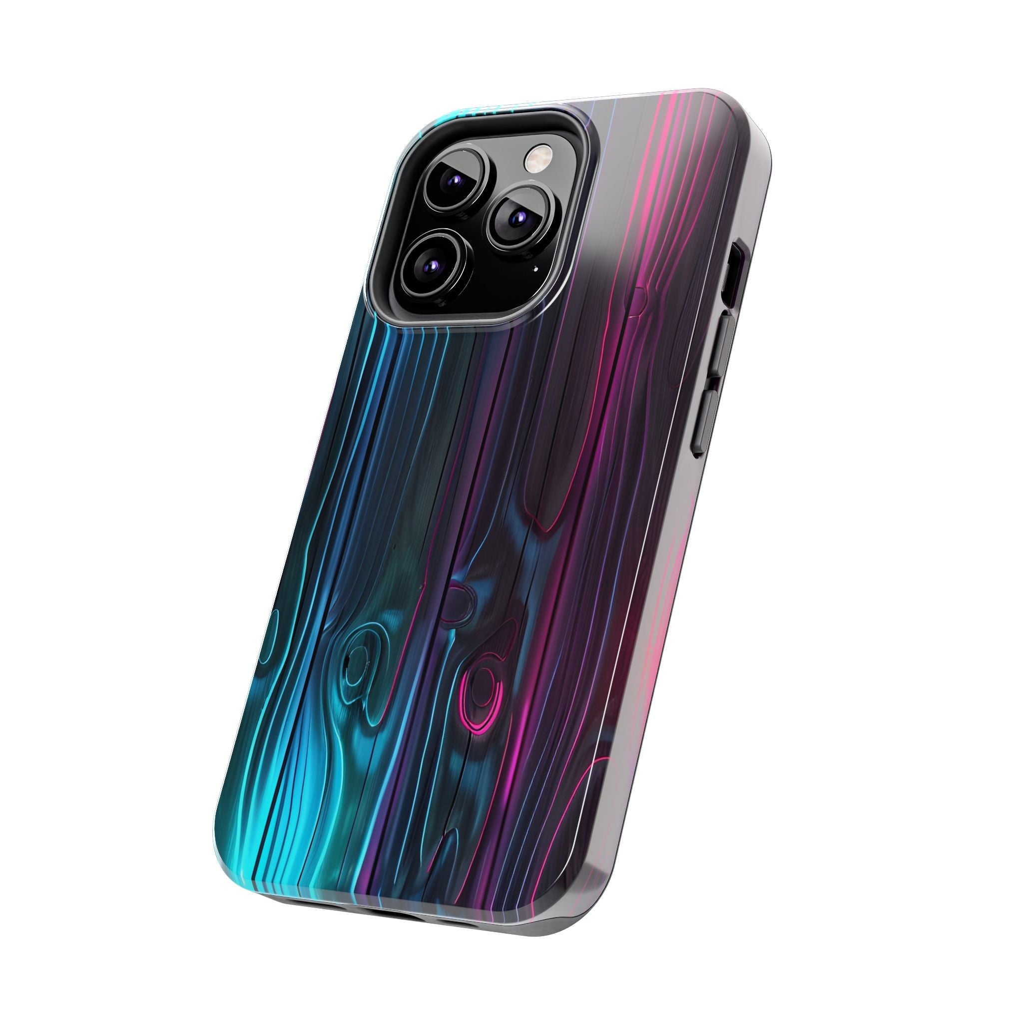 disco-neon-tough-iphone-cases-wood-grain-texture-iphone-case-cover-protective-iphone-shell-unique-iphone-accessories-iphone-1