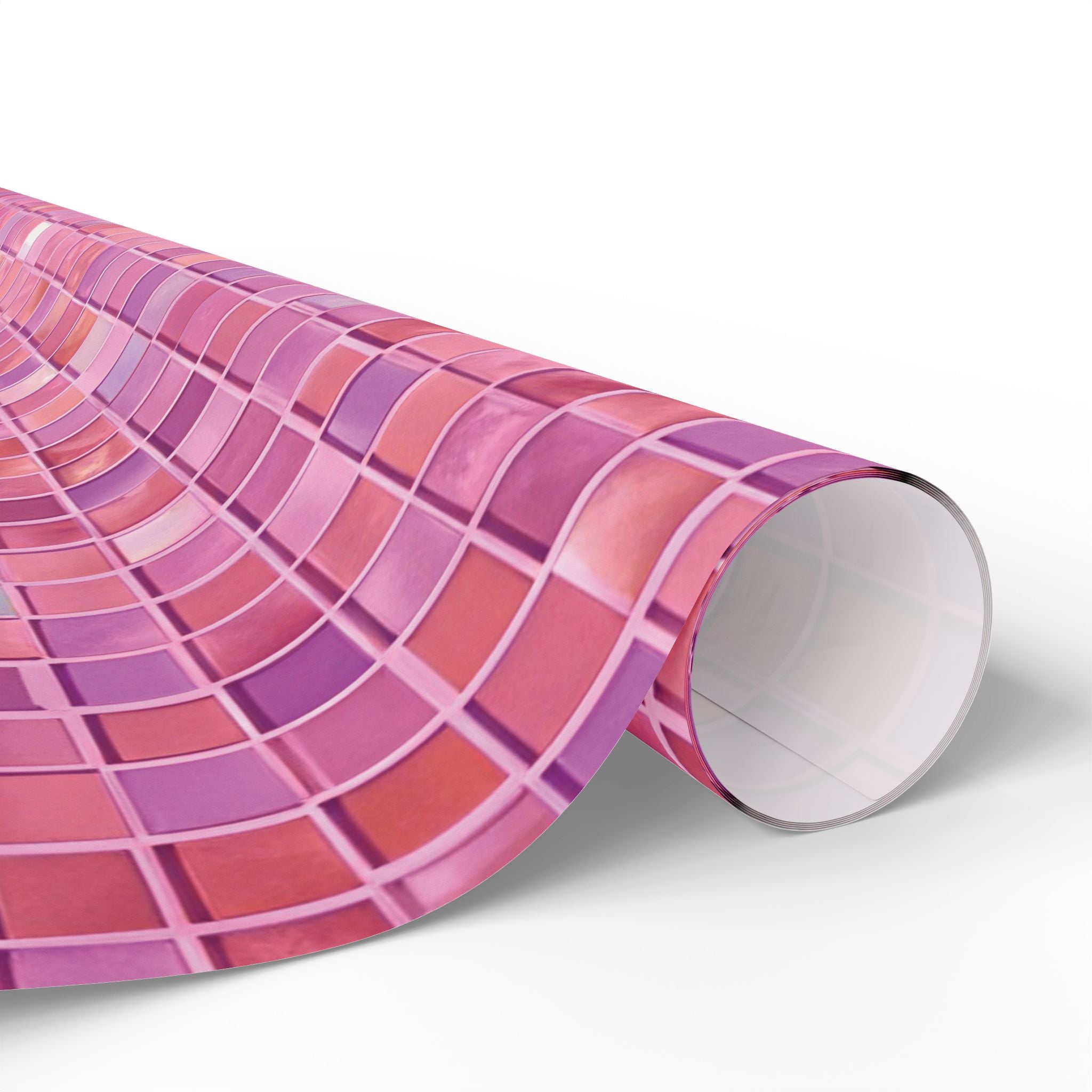 pastel-mosaic-wrapping-paper-pink-hologram-elegant-gift-wrap-for-special-occasions-birthdays-holidays-gift-wrap-wrapping-shee