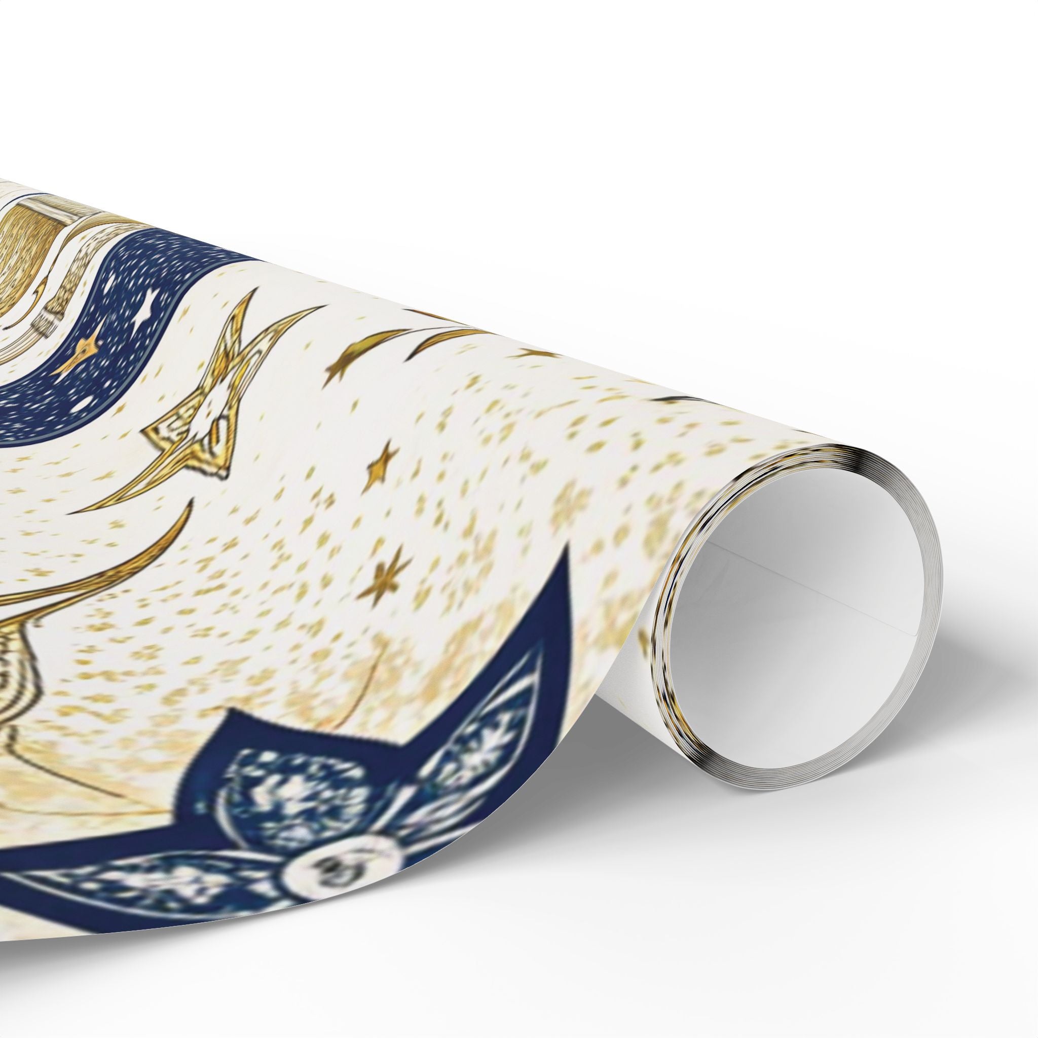 ramadan-night-wrapping-papers-islamic-crescent-moon-gift-wrap-mosque-silhouette-eid-holiday-supplies-festive-present-packagin
