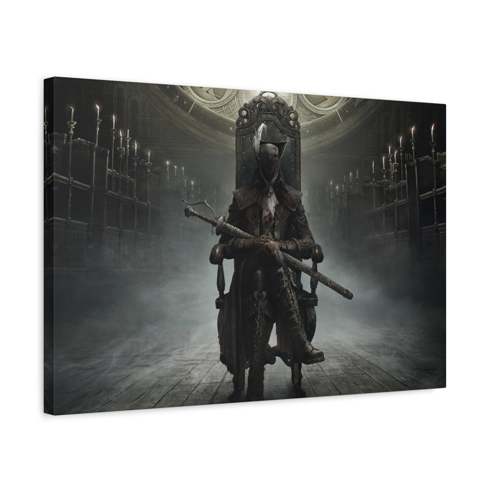 Bloodborne Boss Lady Maria Canvas Wall Art, Home Wall Decor, Game Wall Art Print, Gothic Art