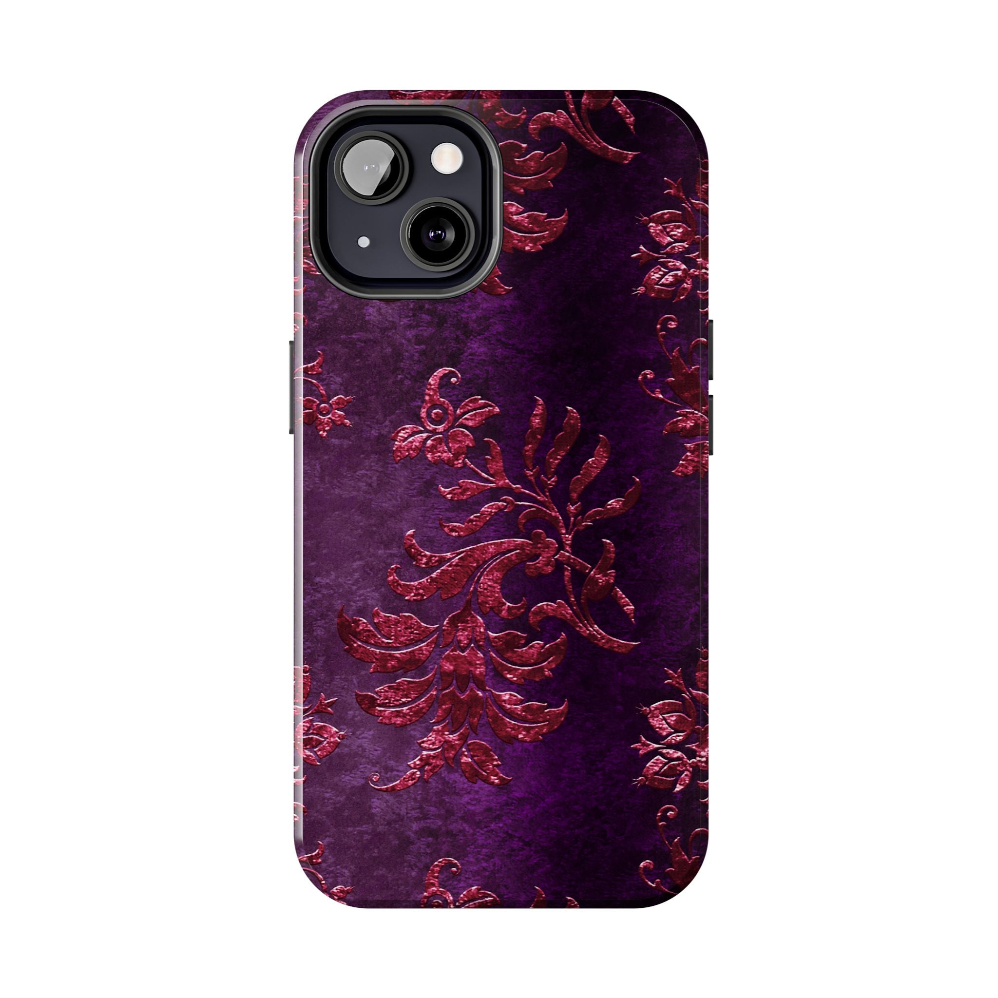 embossed-burgundy-velvet-tough-iphone-case-protective-iphone-cover-heavy-duty-iphone-case-rugged-phone-case-durable-smartphon
