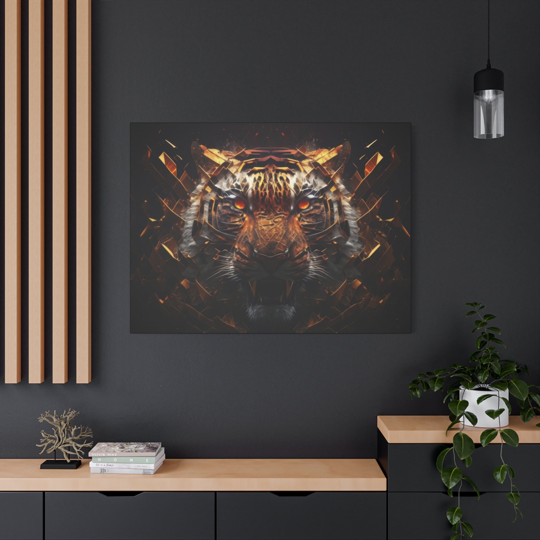 canvas-print-tiger-face-predator-fantasy-art-home-living-room-decor-matte-stretched-wall-art-animal-art-tiger-canvas