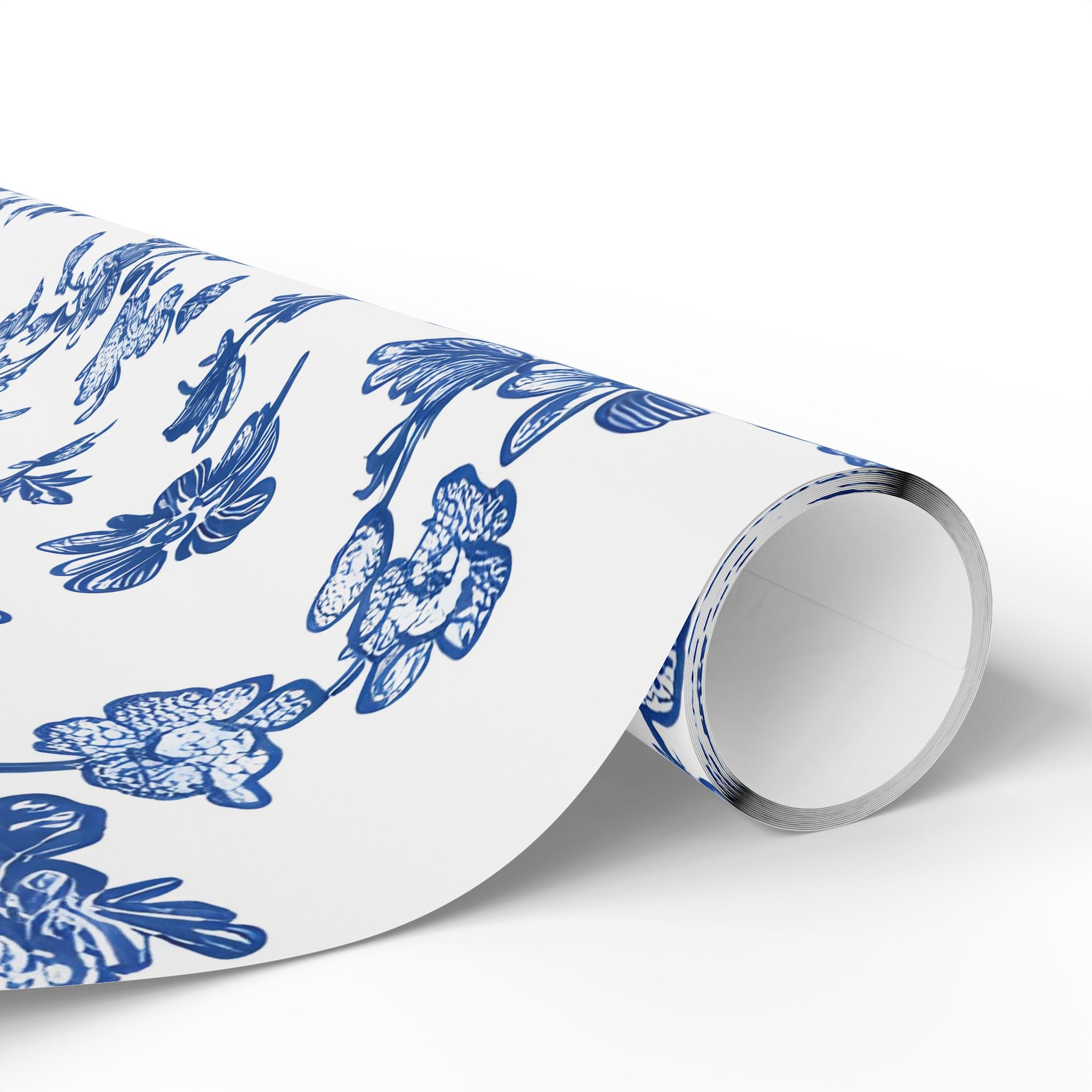 wrapping-papers-blue-french-toile-floral-elegant-gift-wrap-holiday-gift-wrap-birthday-wrapping-paper-wedding-gift-wrap-christ