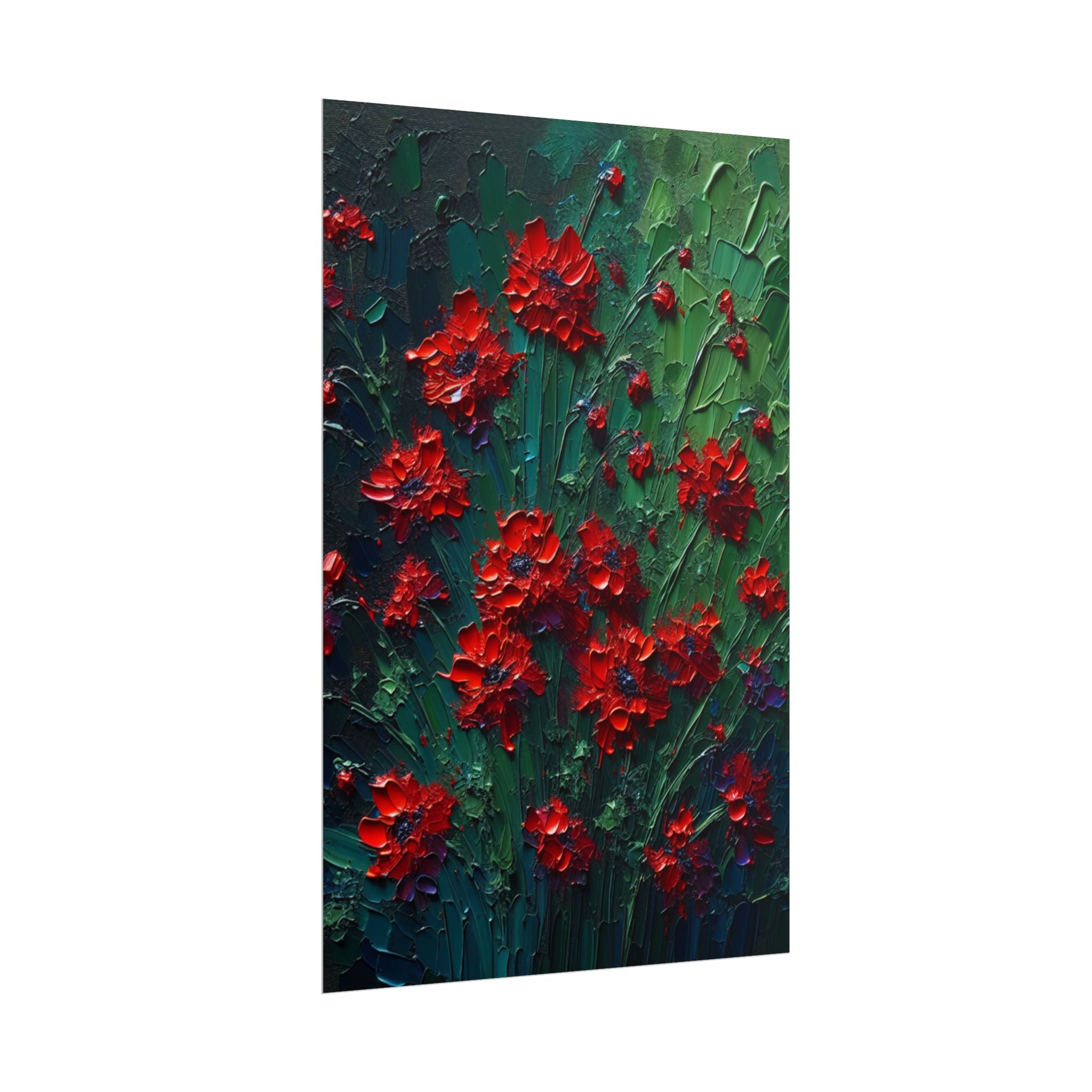red-wildflowers-poster-print-impasto-oil-painting-look-stretched-wall-art-home-decor-floral-print-gift-for-nature-lover