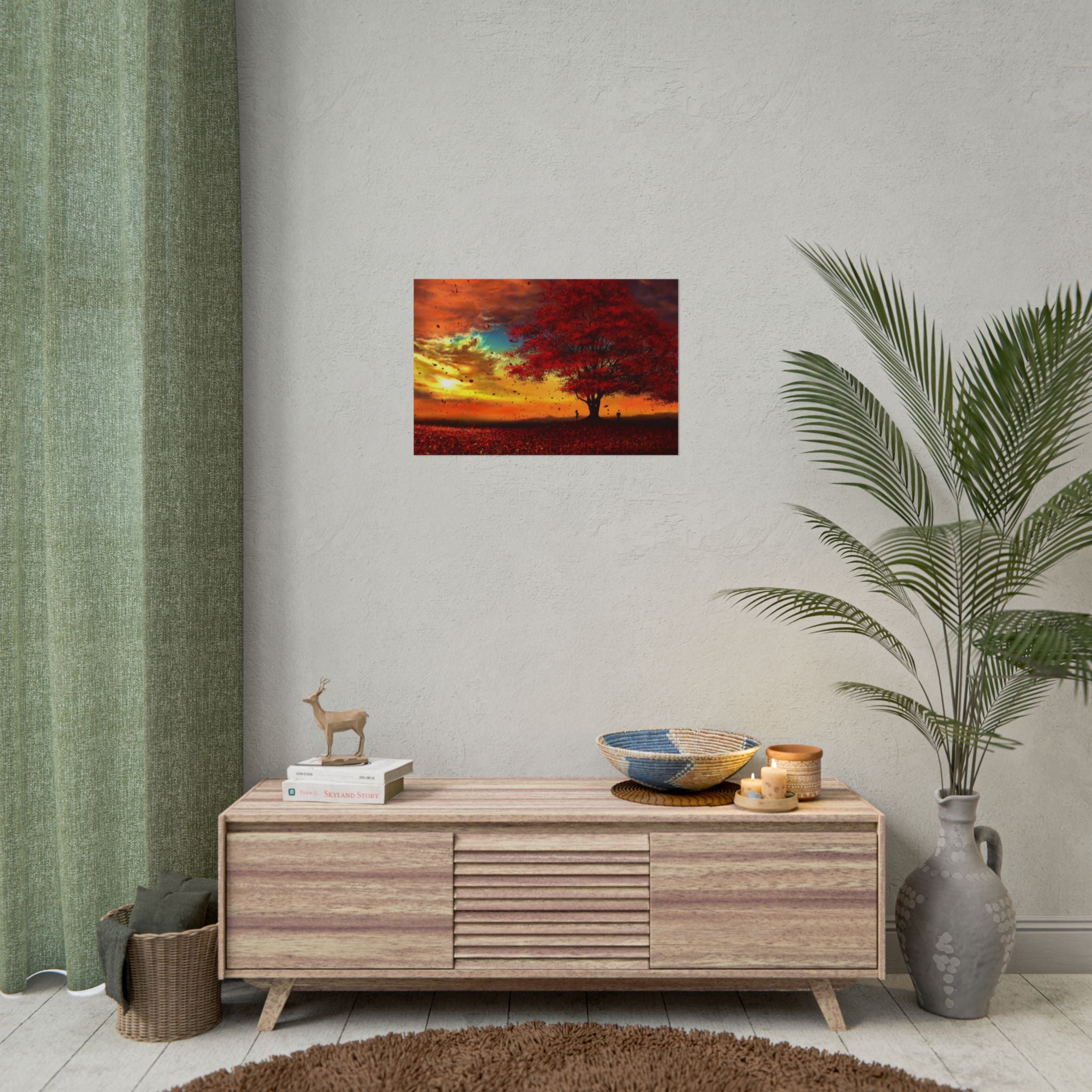 sunset-scenery-autumn-poster-print-wall-art-decor-home-decoration-nature-artwork-gift-idea-wall-hanging