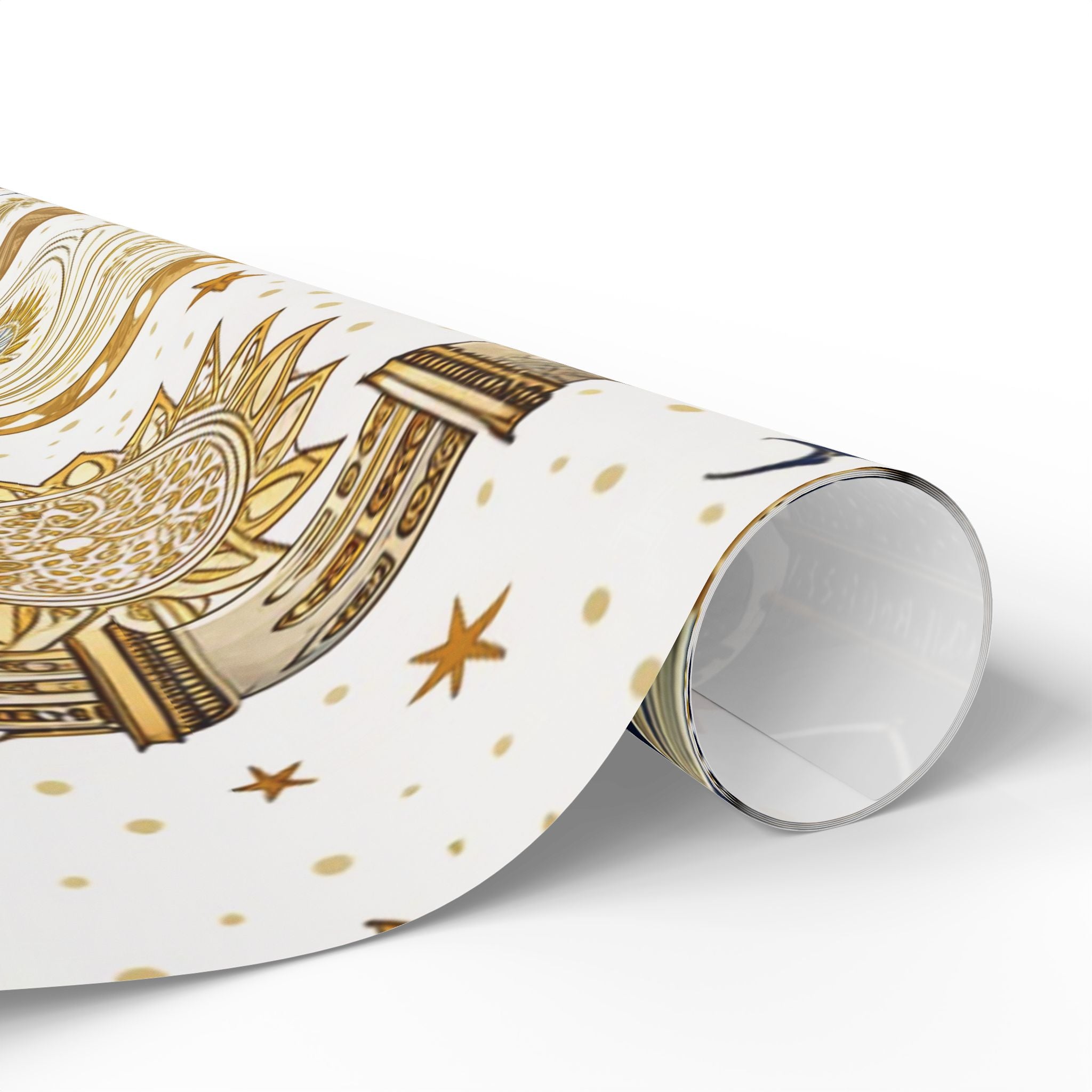 ramadan-night-wrapping-papers-islamic-crescent-moon-gift-wrap-mosque-silhouette-eid-holiday-supplies-festive-present-packagin