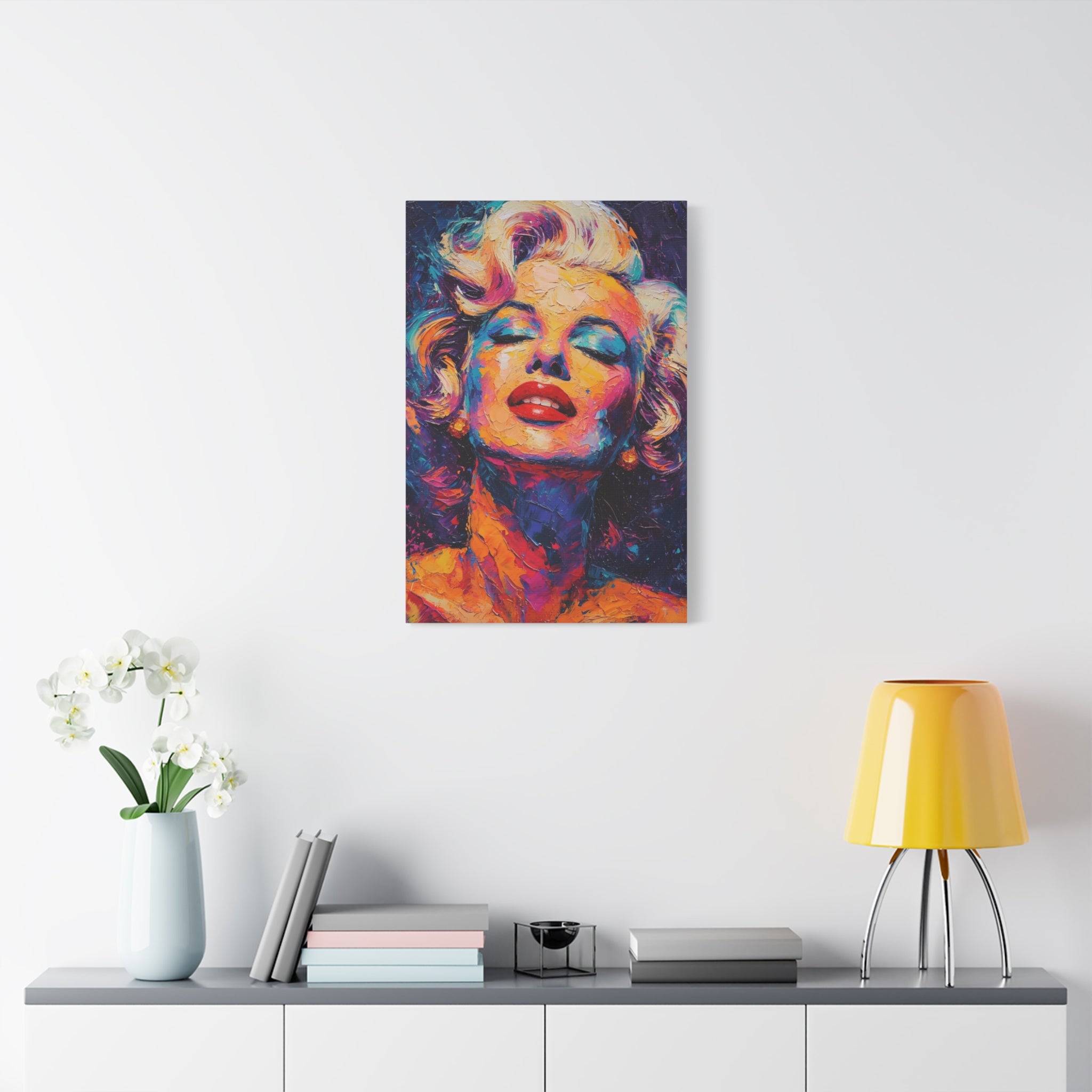 marilyn-monroe-canvas-print-stylish-wall-decor-with-brush-effect-elegant-home-decor-chic-wall-art