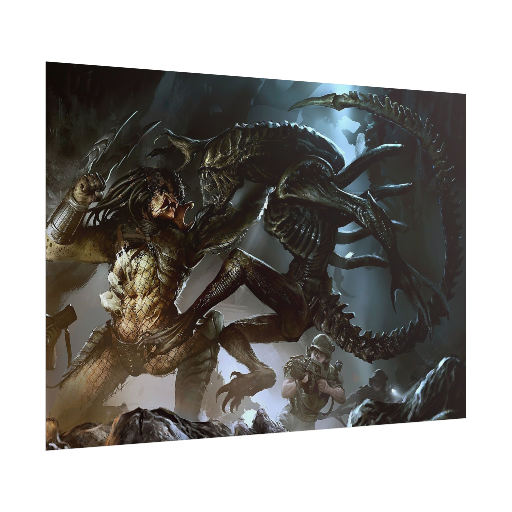 predator-alien-poster-print-xenomorph-si-fi-home-decor-movie-poster-pretador-fantasy-art