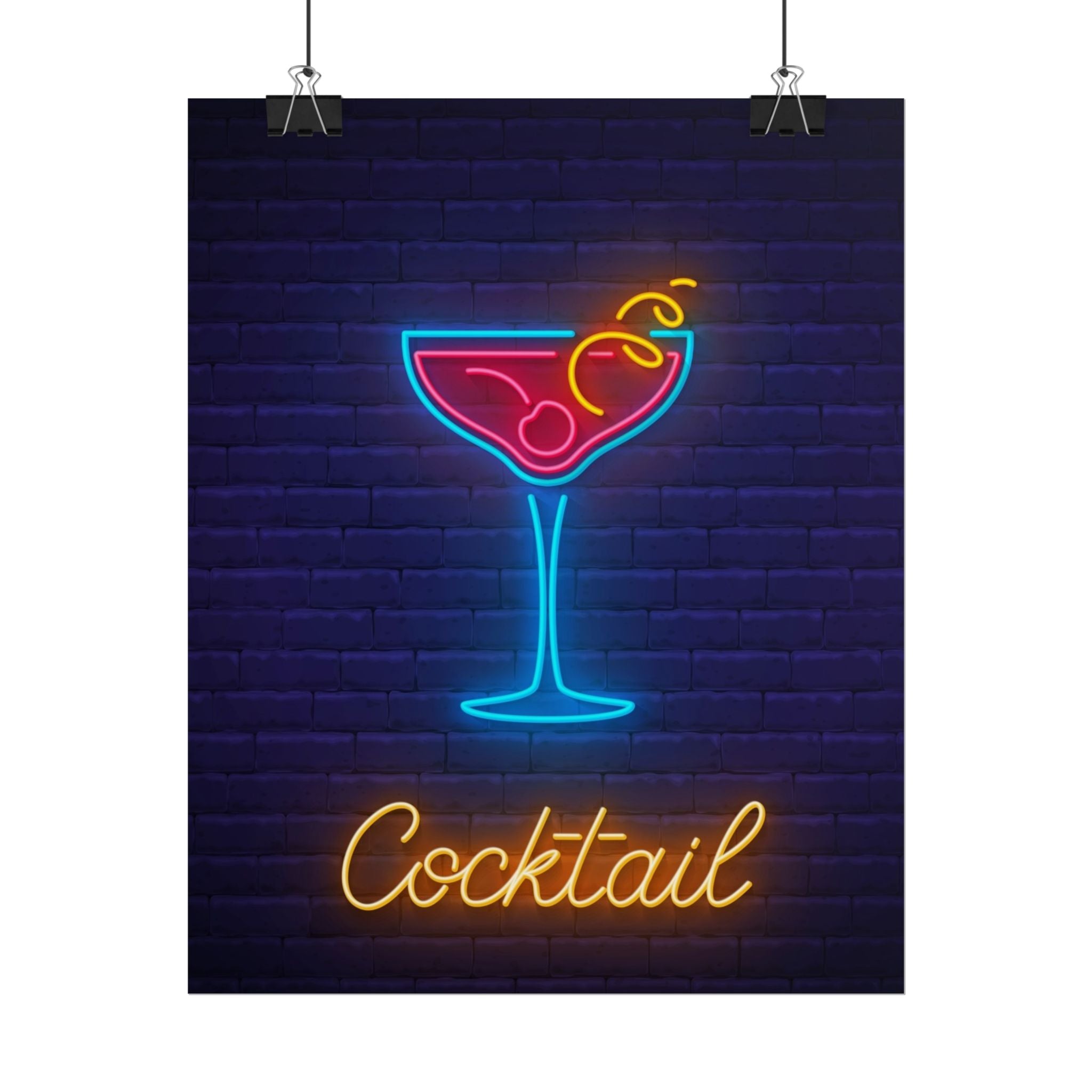 cocktail-neon-martini-poster-wall-art-decor-large-poster-artwork-cocktail-print-bar-decor-kitchen-wall-art